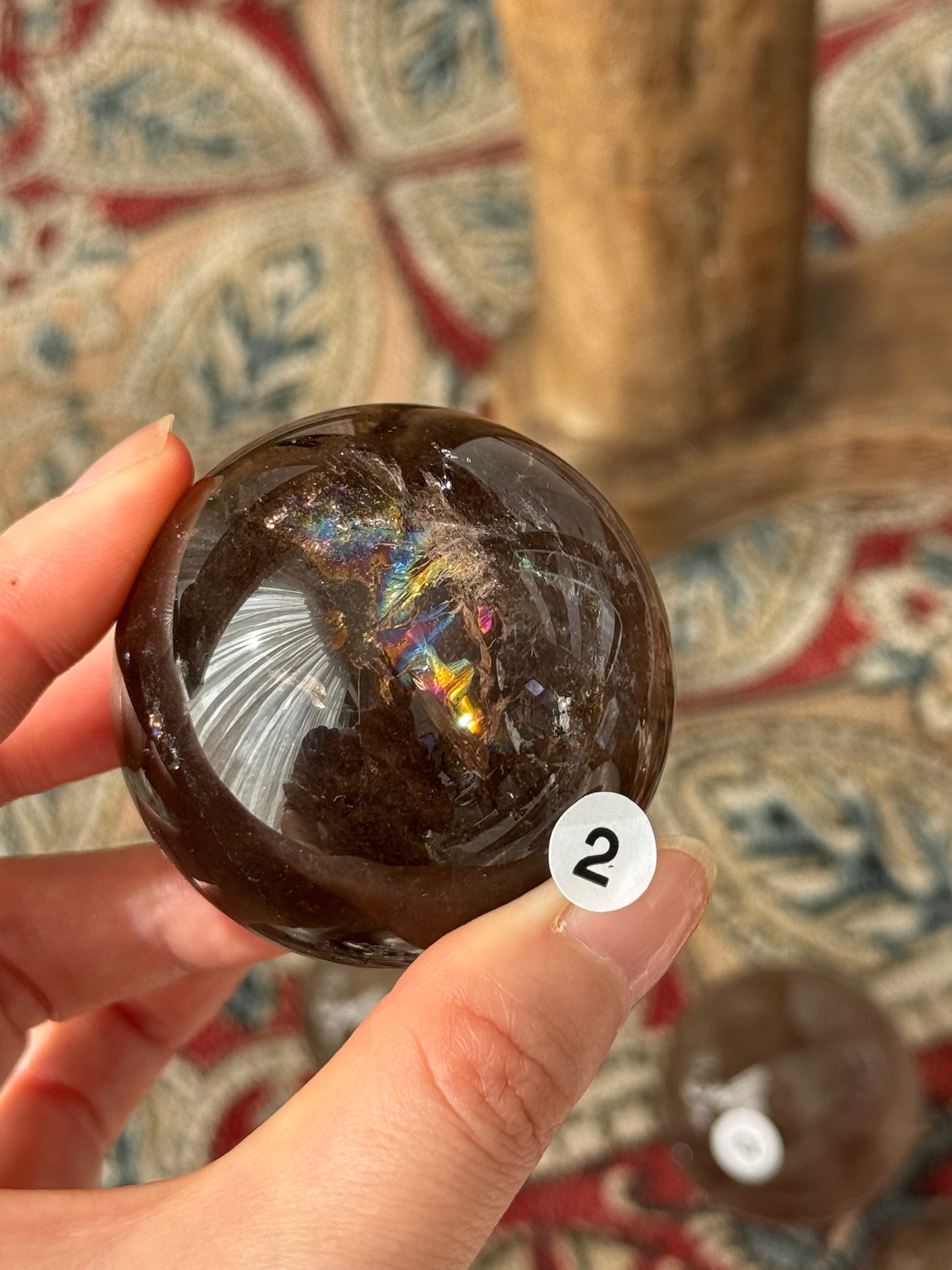 Rainbow Smoky Quartz Sphere #2