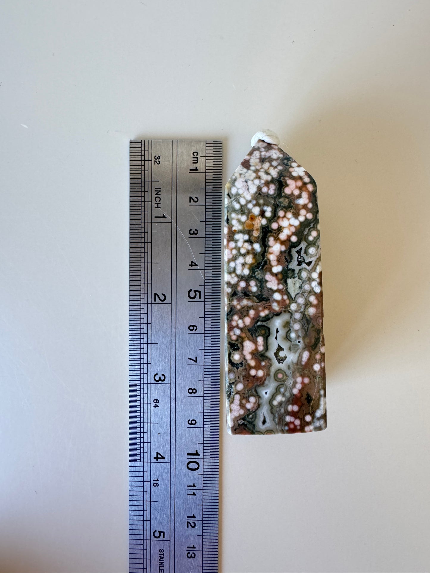 Old Stock Orbicular Ocean Jasper Point 107g