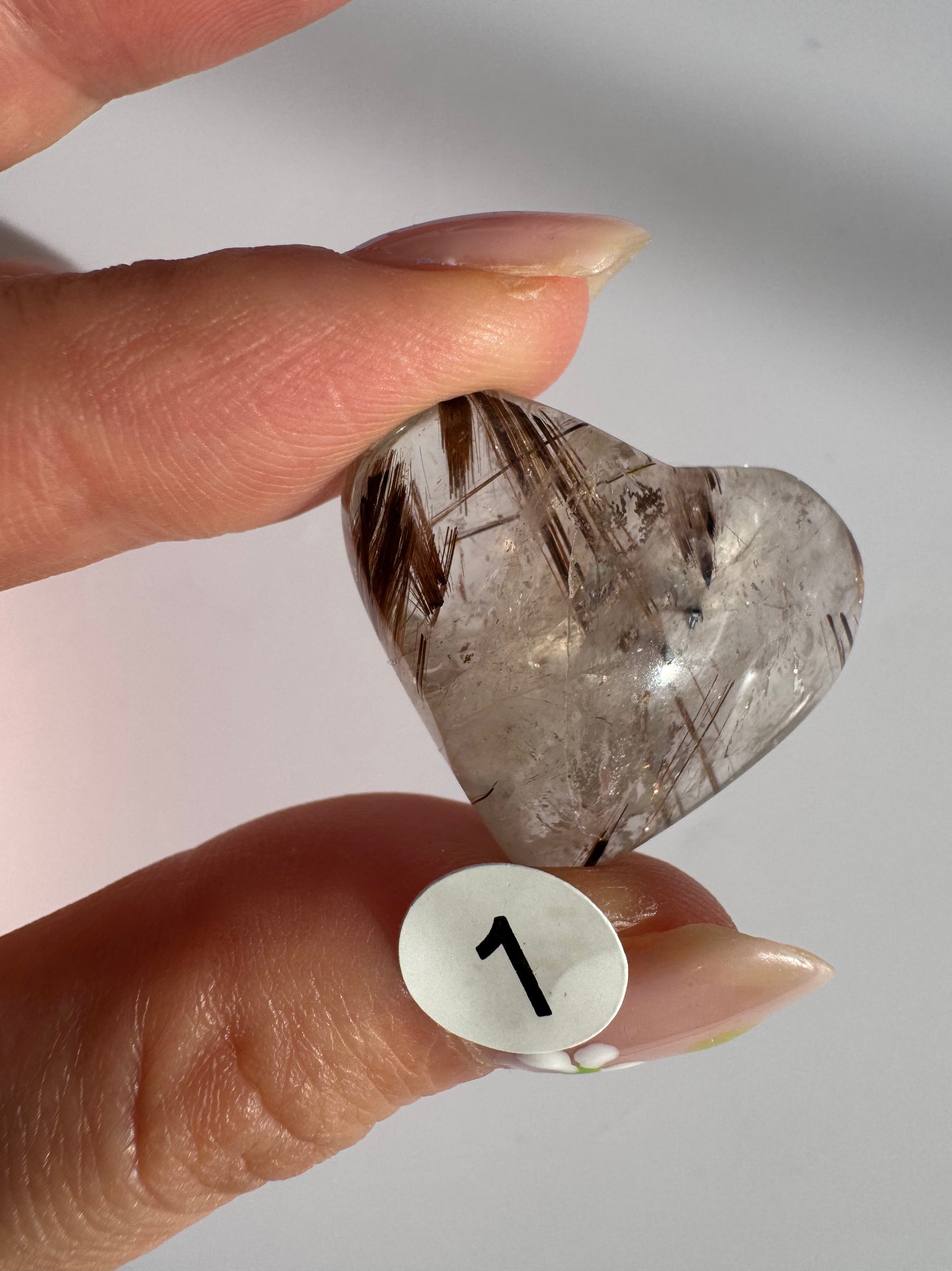 Copper Rutilated Heart