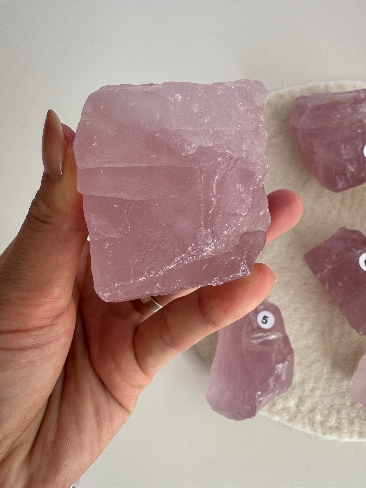 HG Rose Quartz Chunky Raw