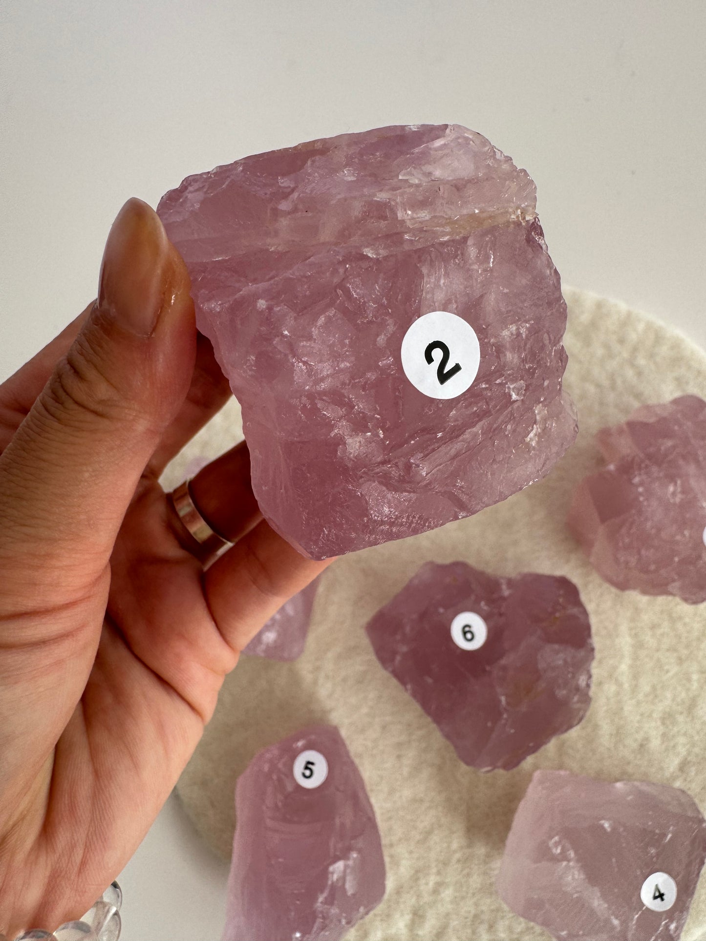 HG Rose Quartz Chunky Raw