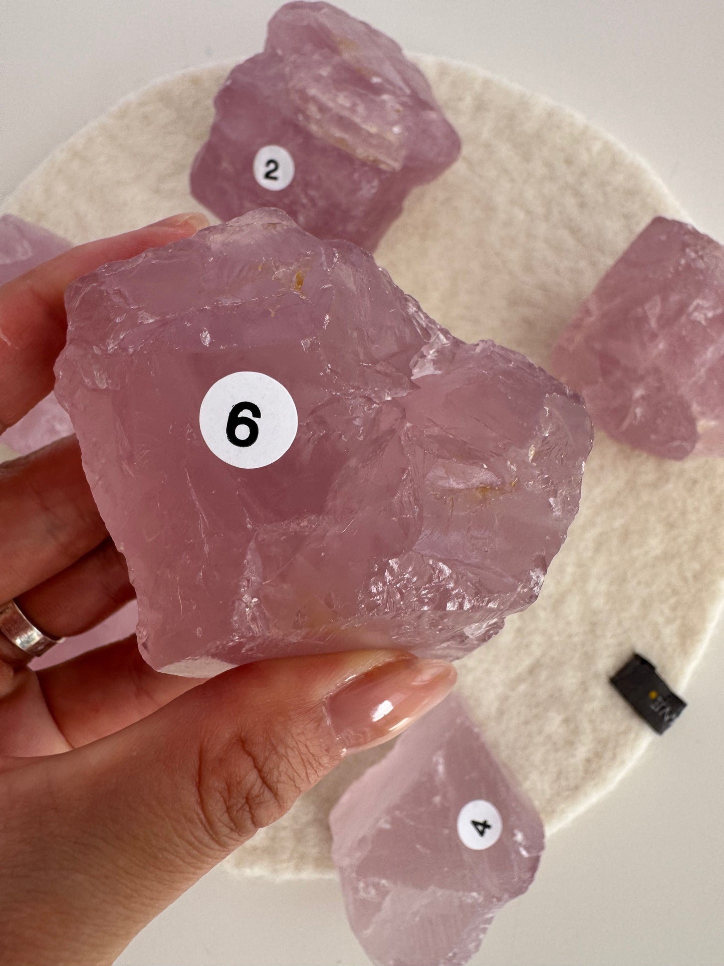 HG Rose Quartz Chunky Raw
