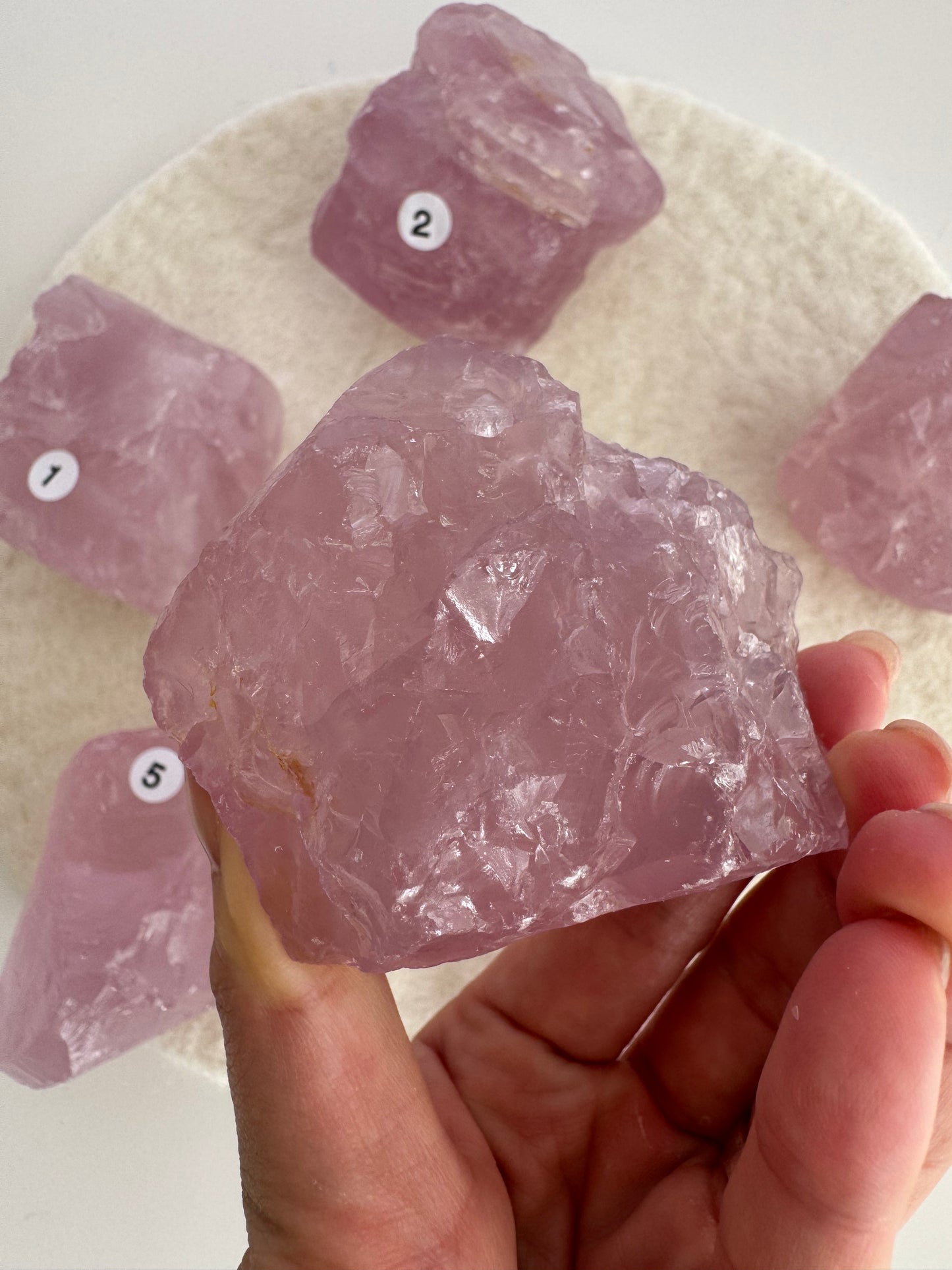 HG Rose Quartz Chunky Raw