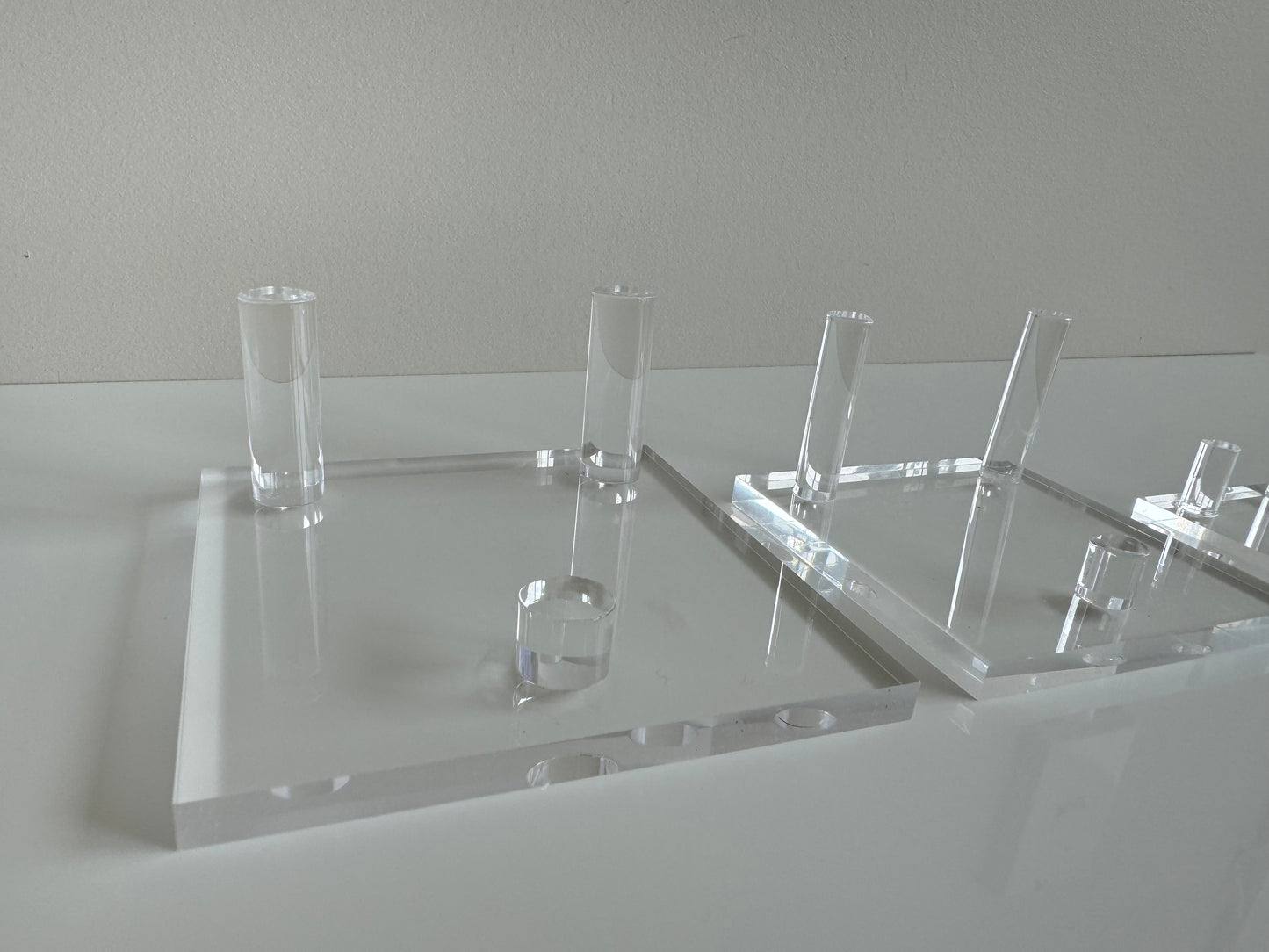 Acrylic Crystal Display Square Holder