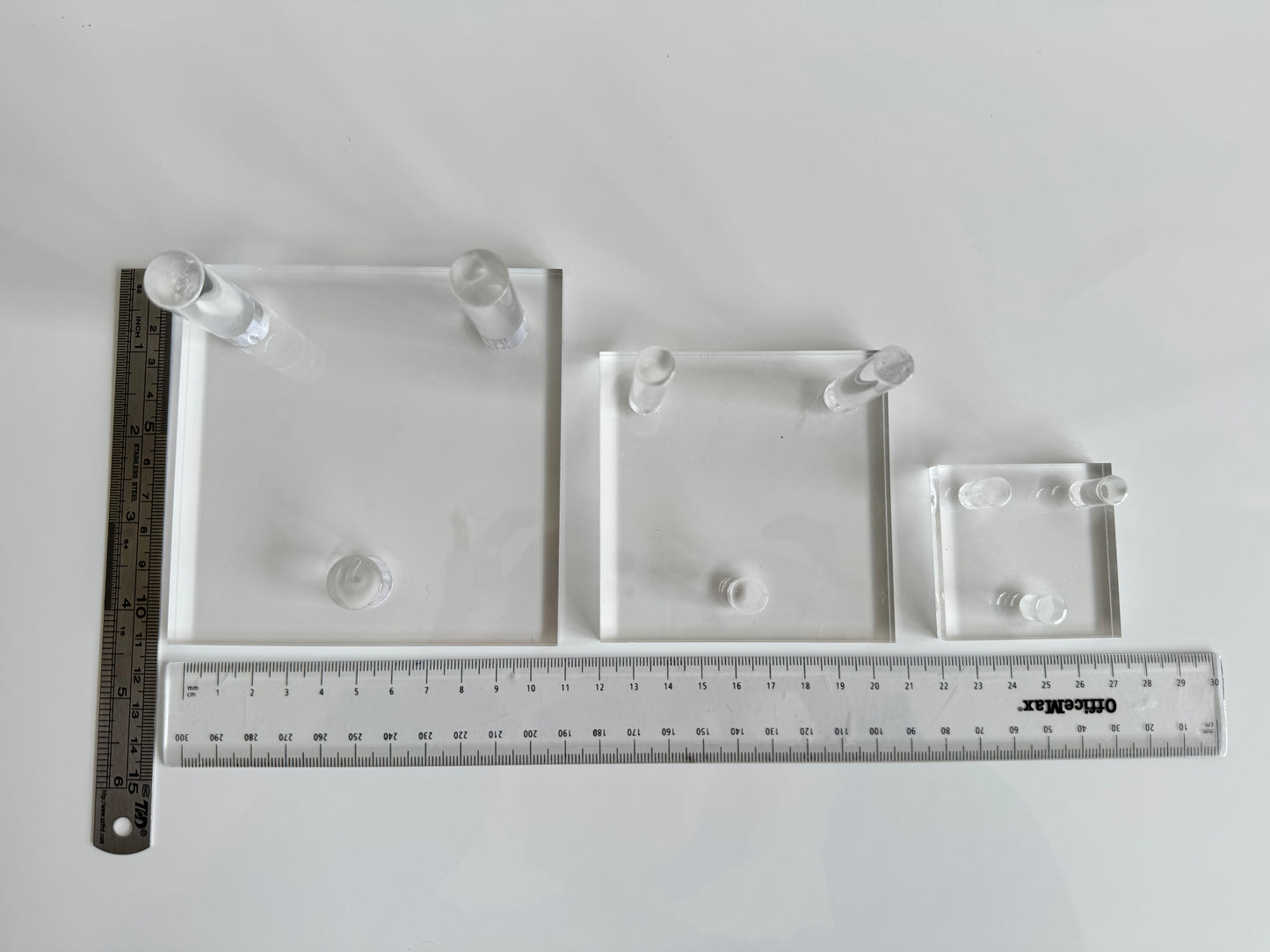 Acrylic Crystal Display Square Holder