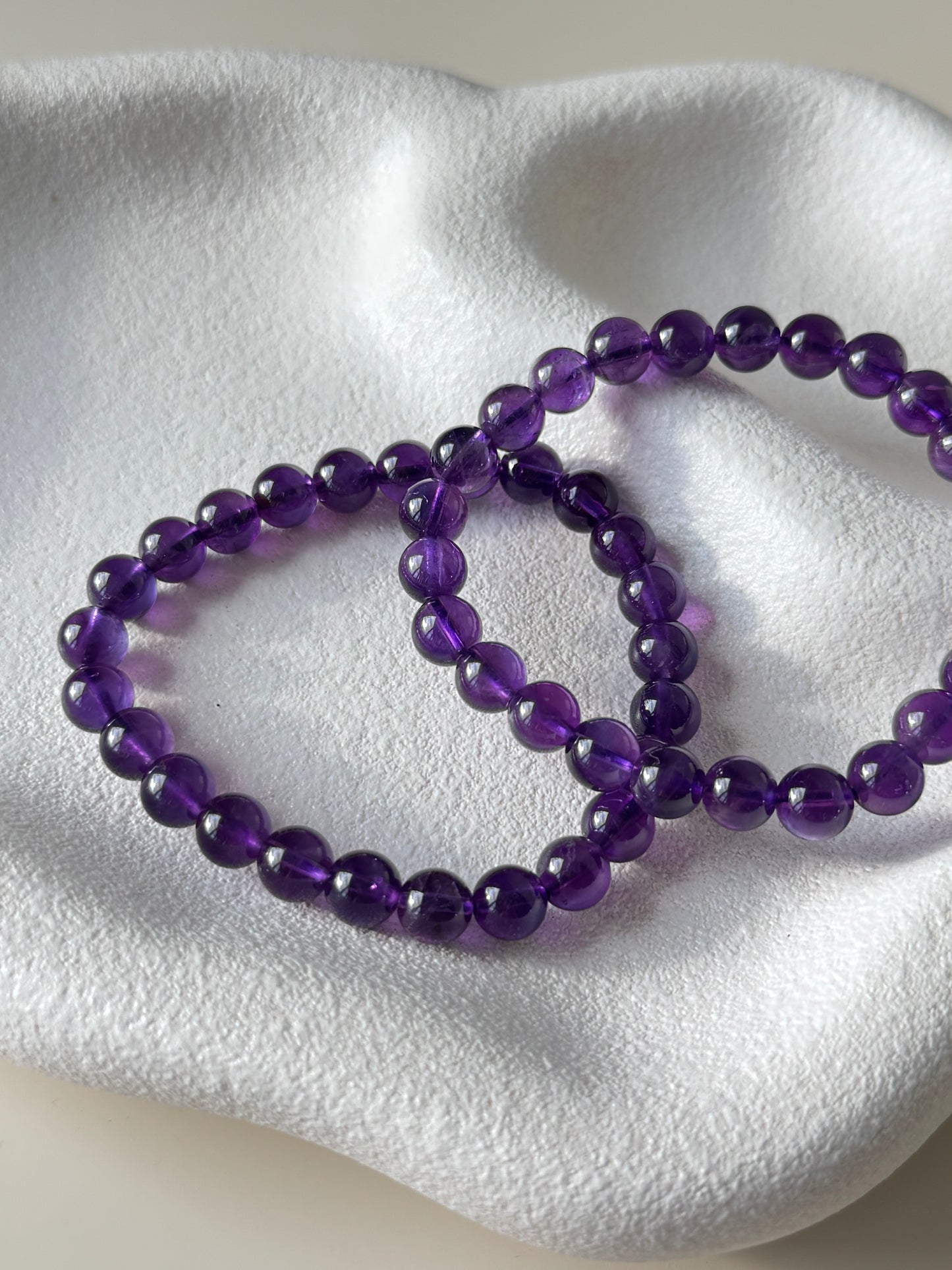 High Grade Amethyst Bracelet 8mm