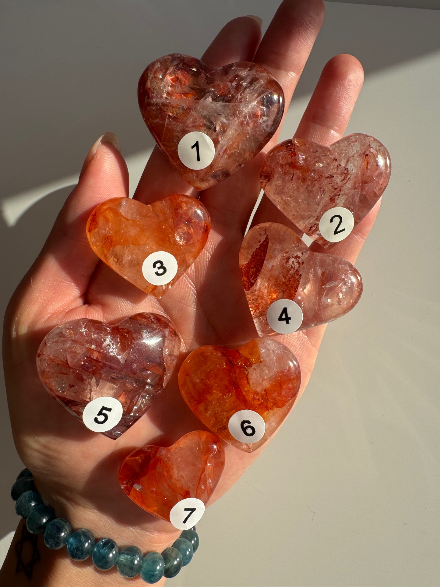 HG Fire Quartz Hearts