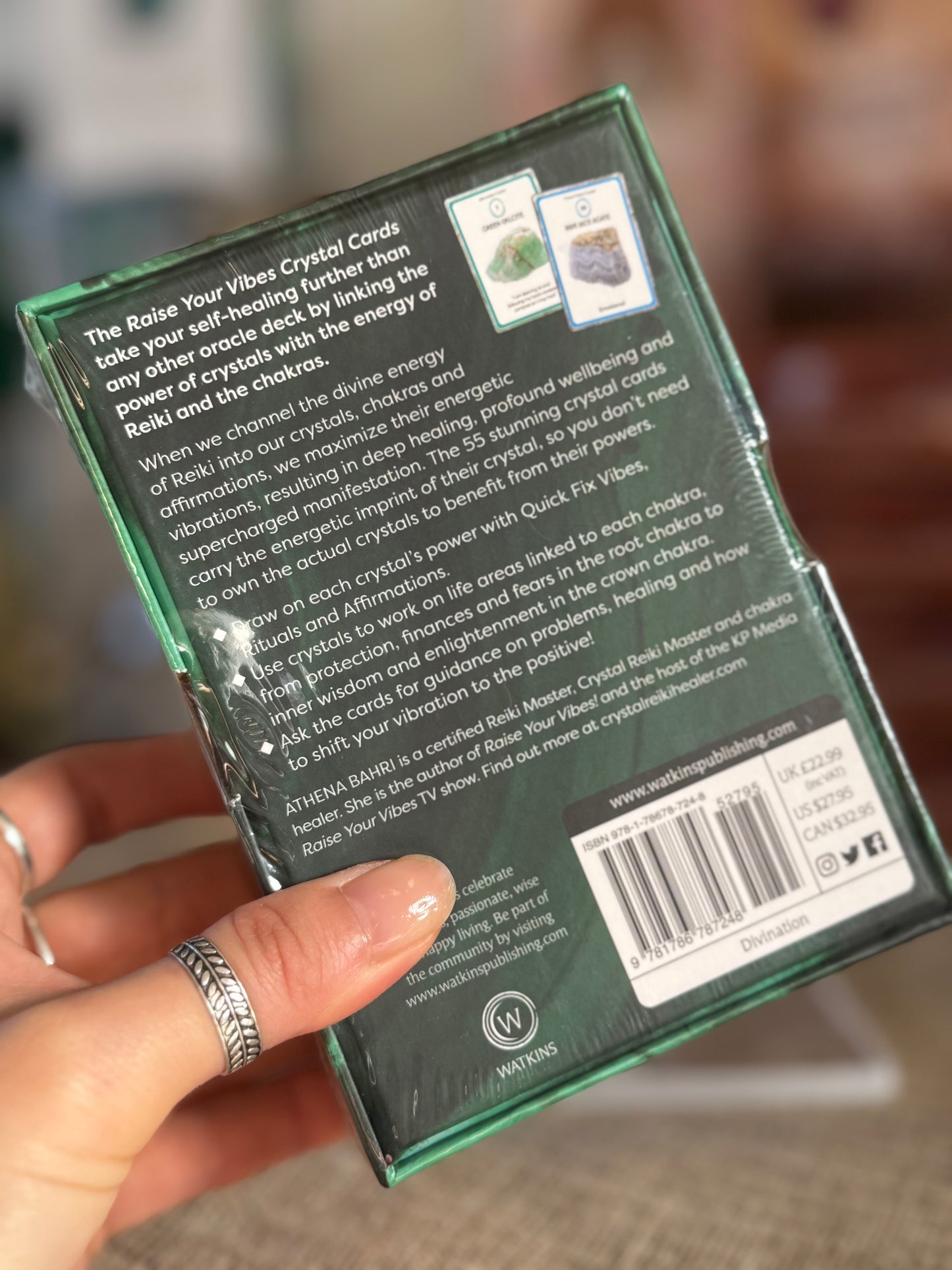 Raise Your Vibes Crystal Cards Oracle Cards