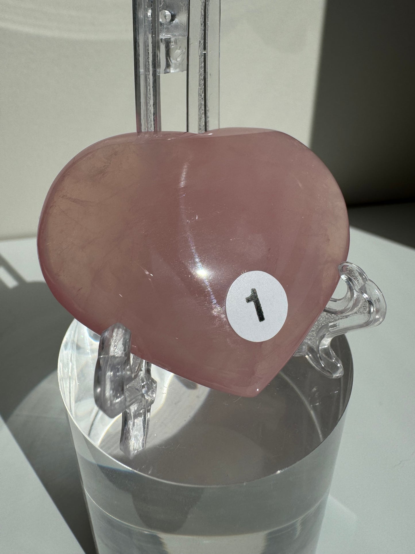 High Grade Rose Quartz Hearts