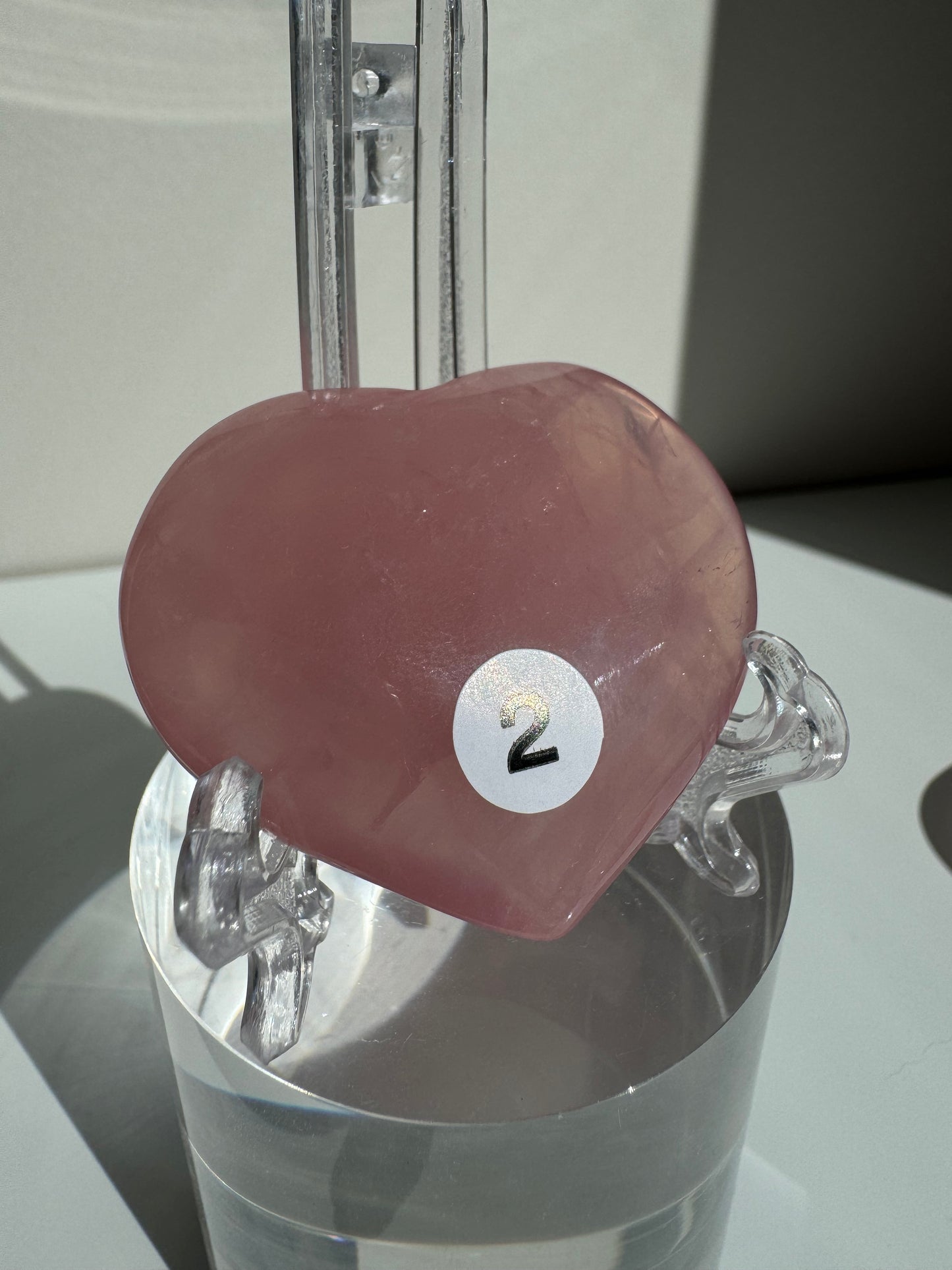 High Grade Rose Quartz Hearts