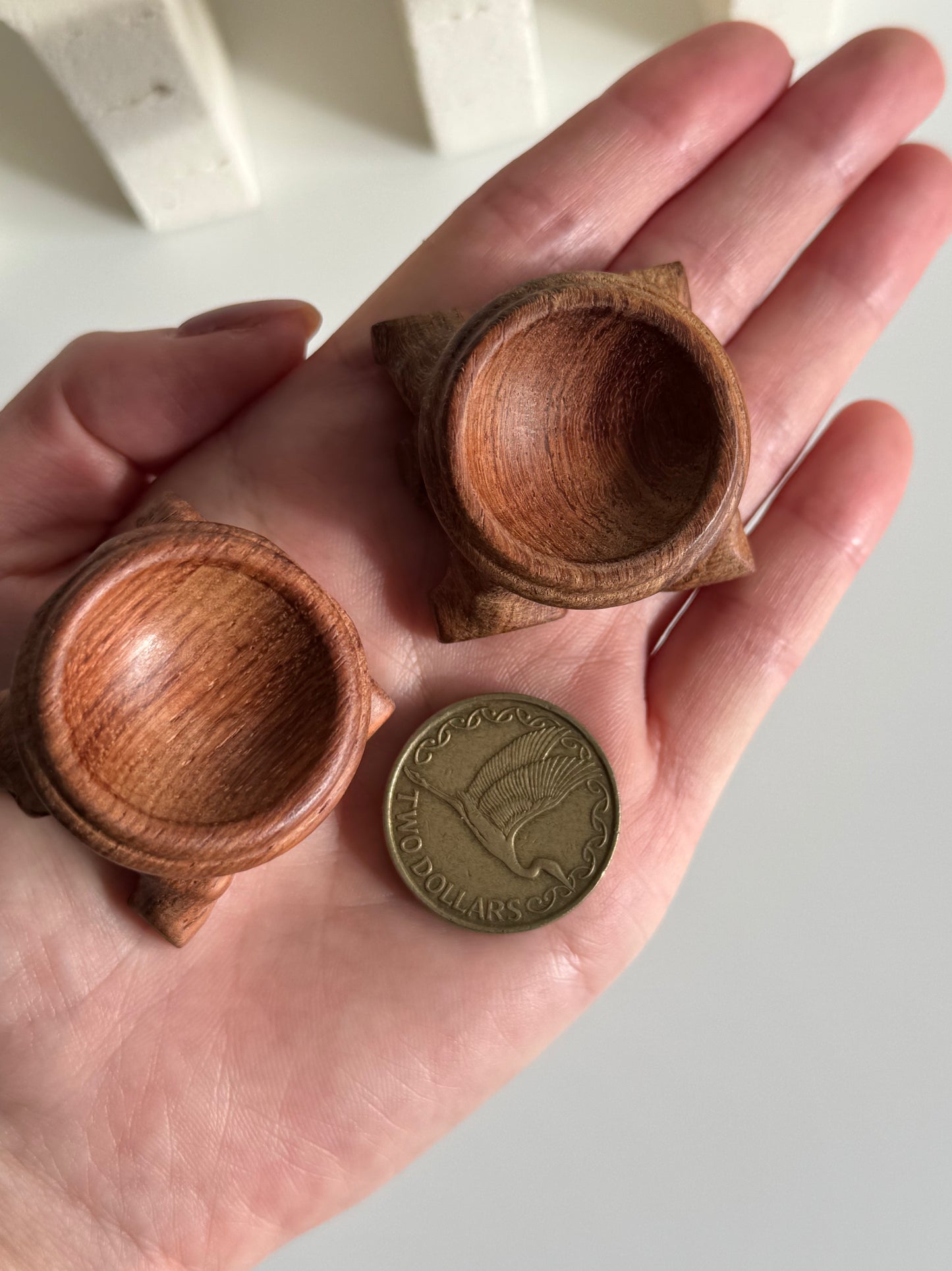 Solid Wooden Sphere holder