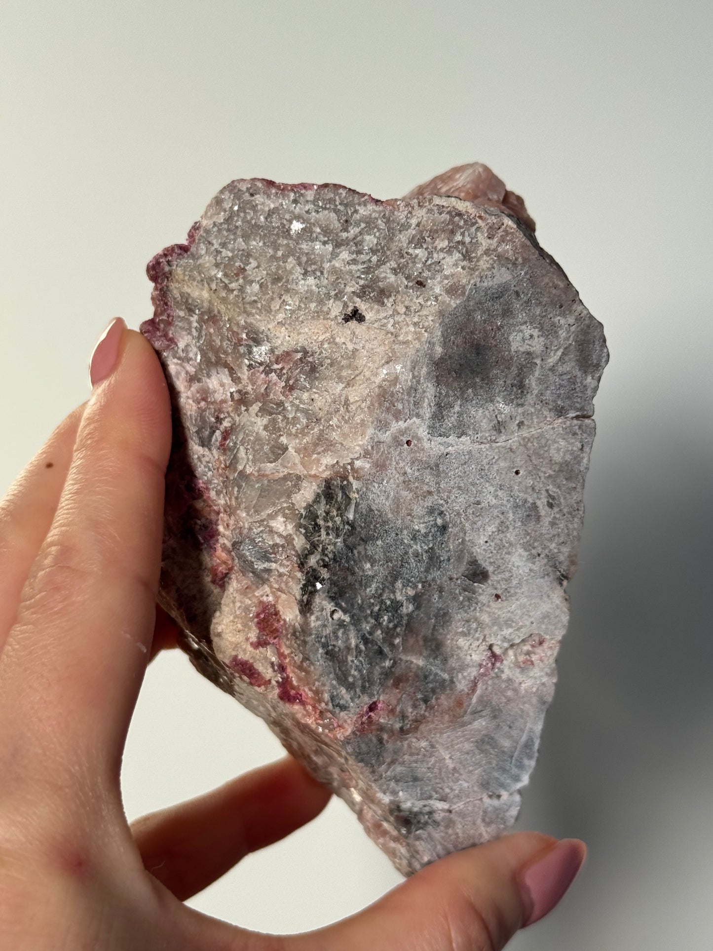 Cobaltoan Calcite with Malachite 304g