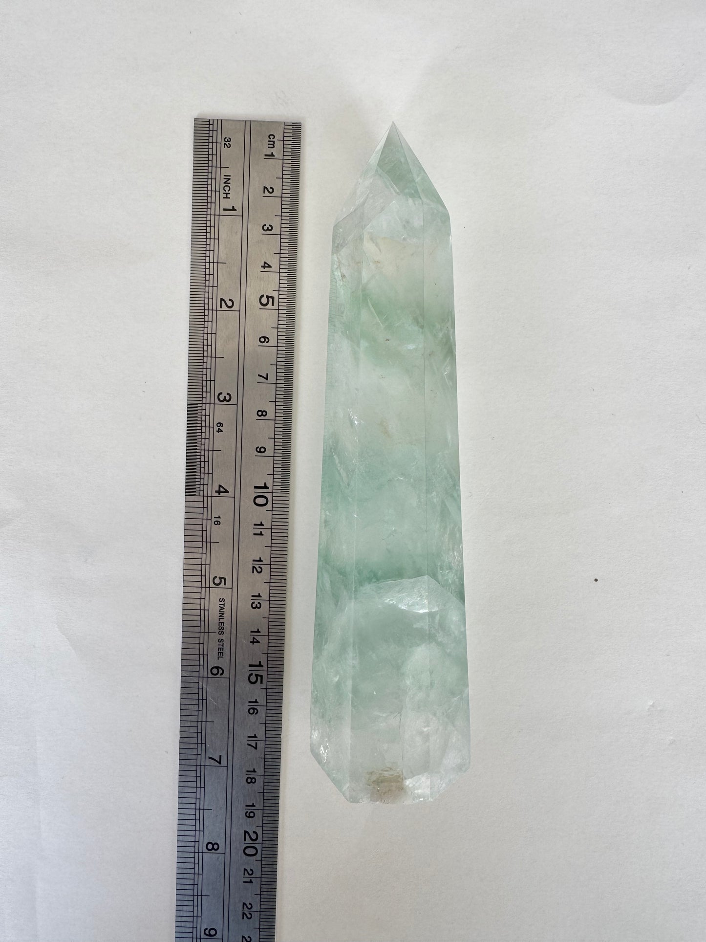 HG Rainbow Tiffany Fluorite Point 395g #3