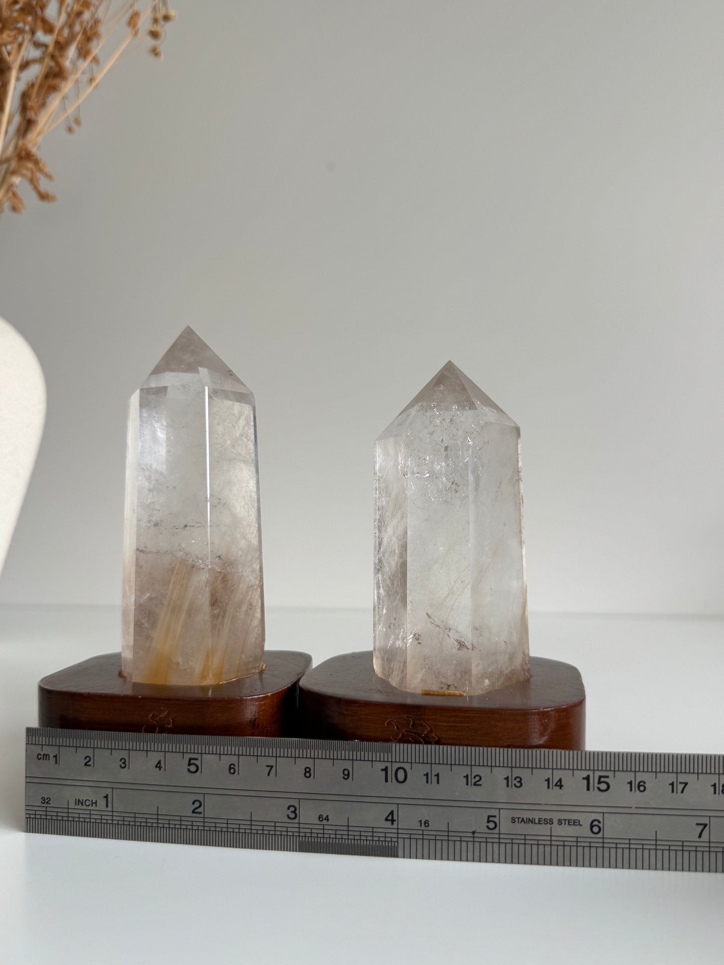 Rutile Quartz Tower with Stand #2