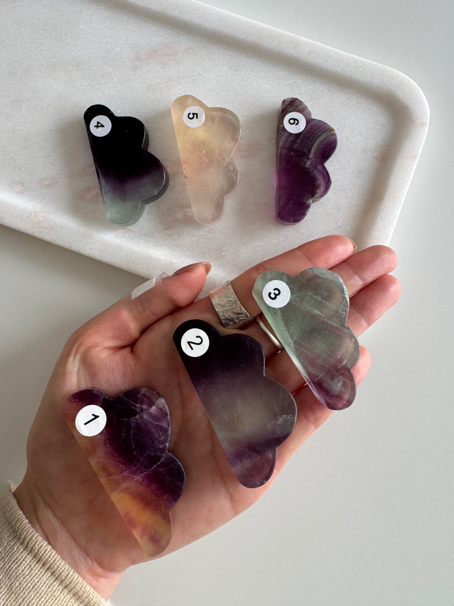 Fluorite Cloud Carving