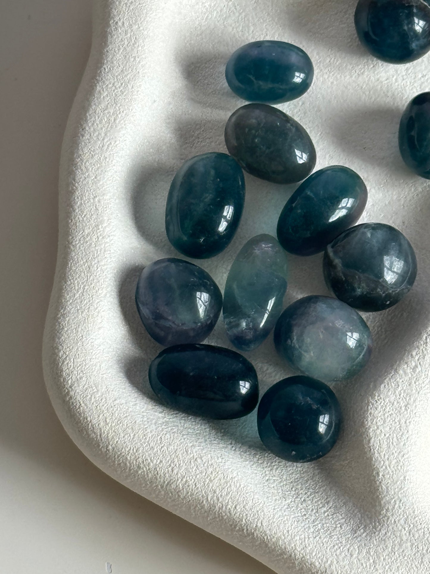 Blue Fluorite Tumble