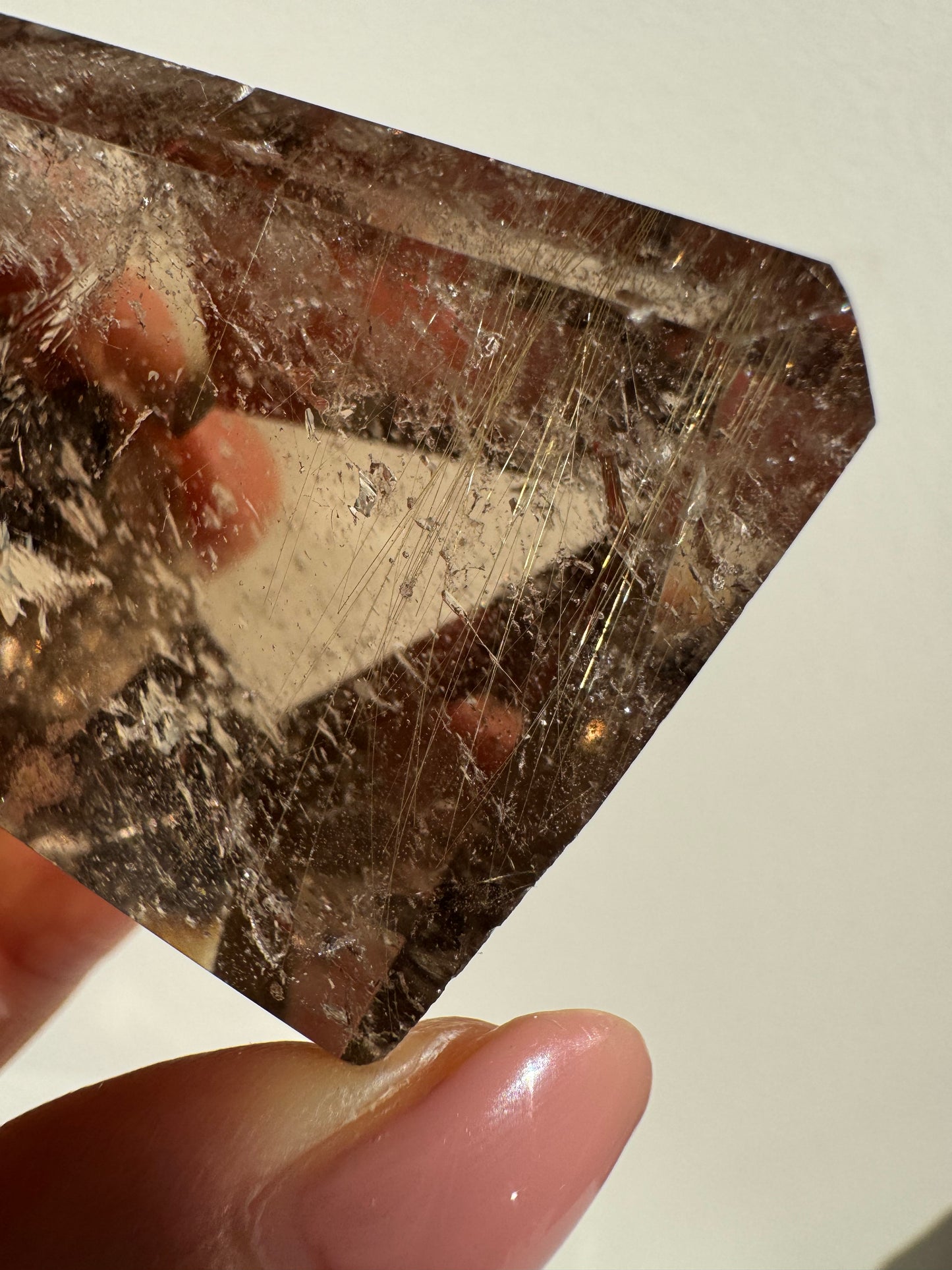High Grade Golden Rutile in Smoky Quartz #2