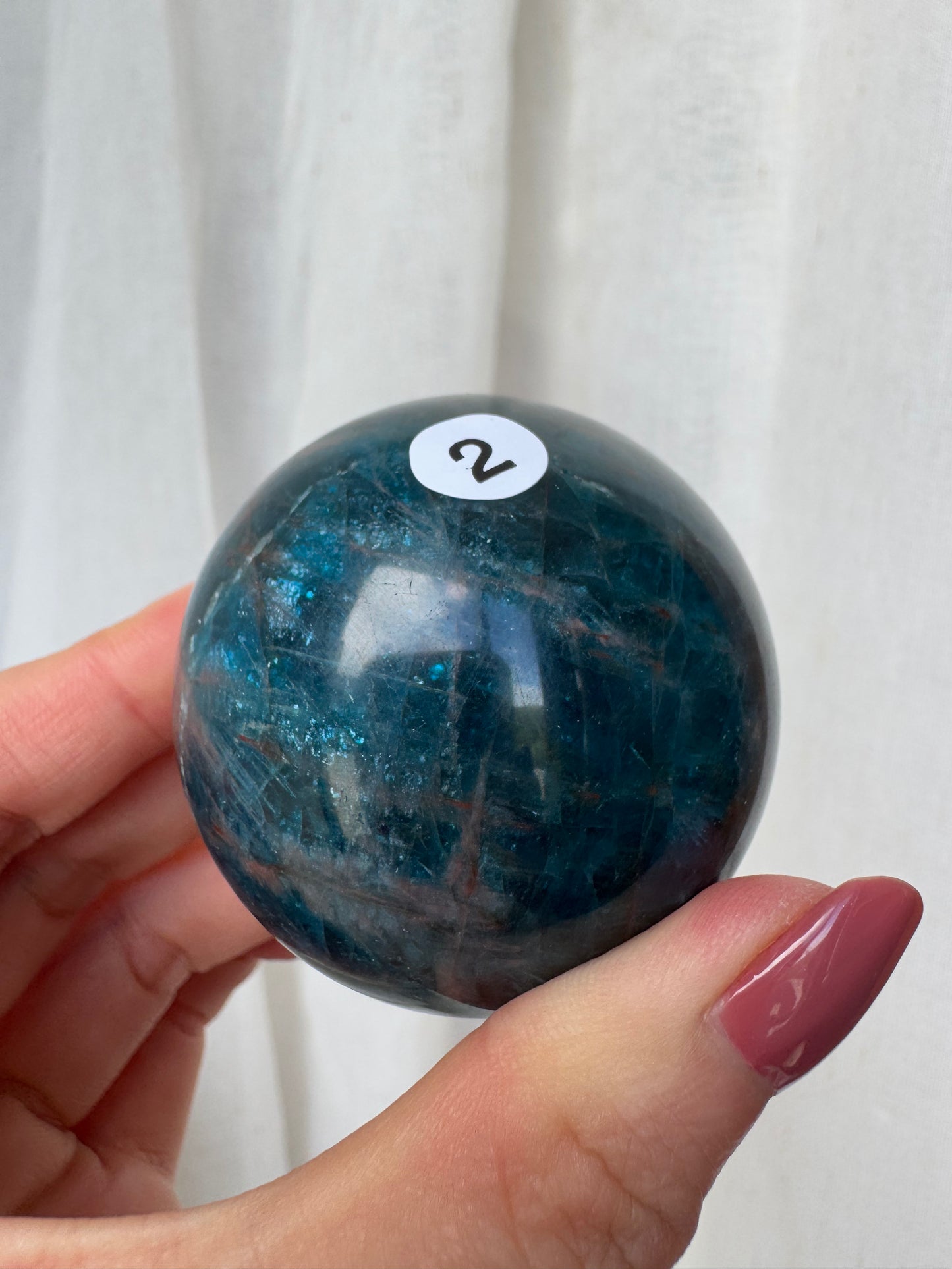 Blue Apatite Sphere #2 231g
