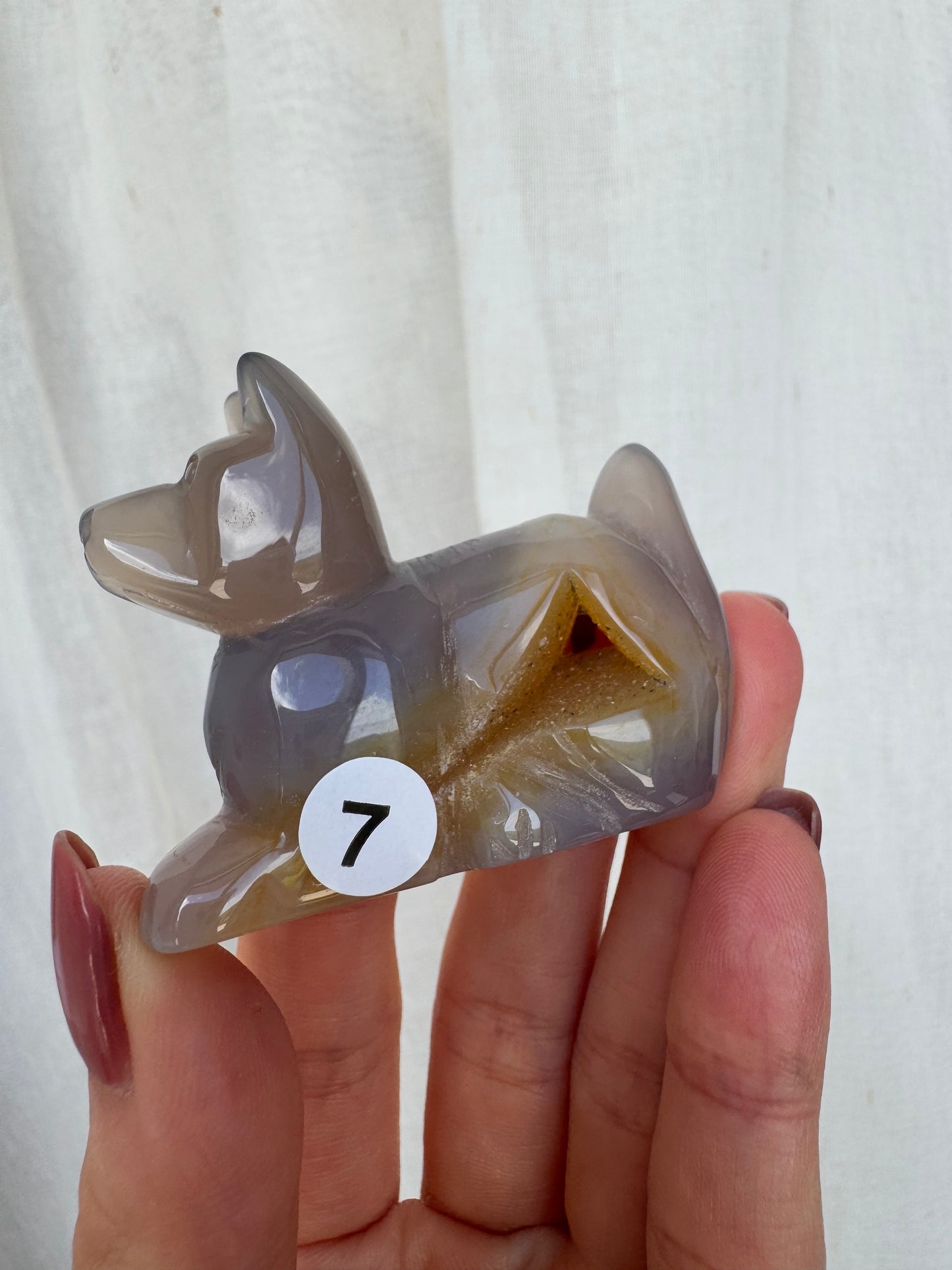 Agate Druzy Puppy/Dog