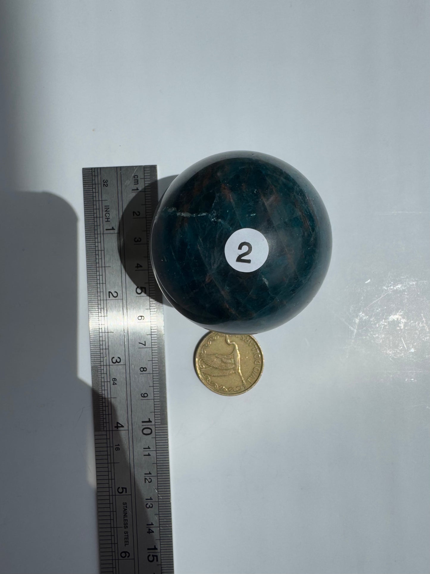 Blue Apatite Sphere #2 231g