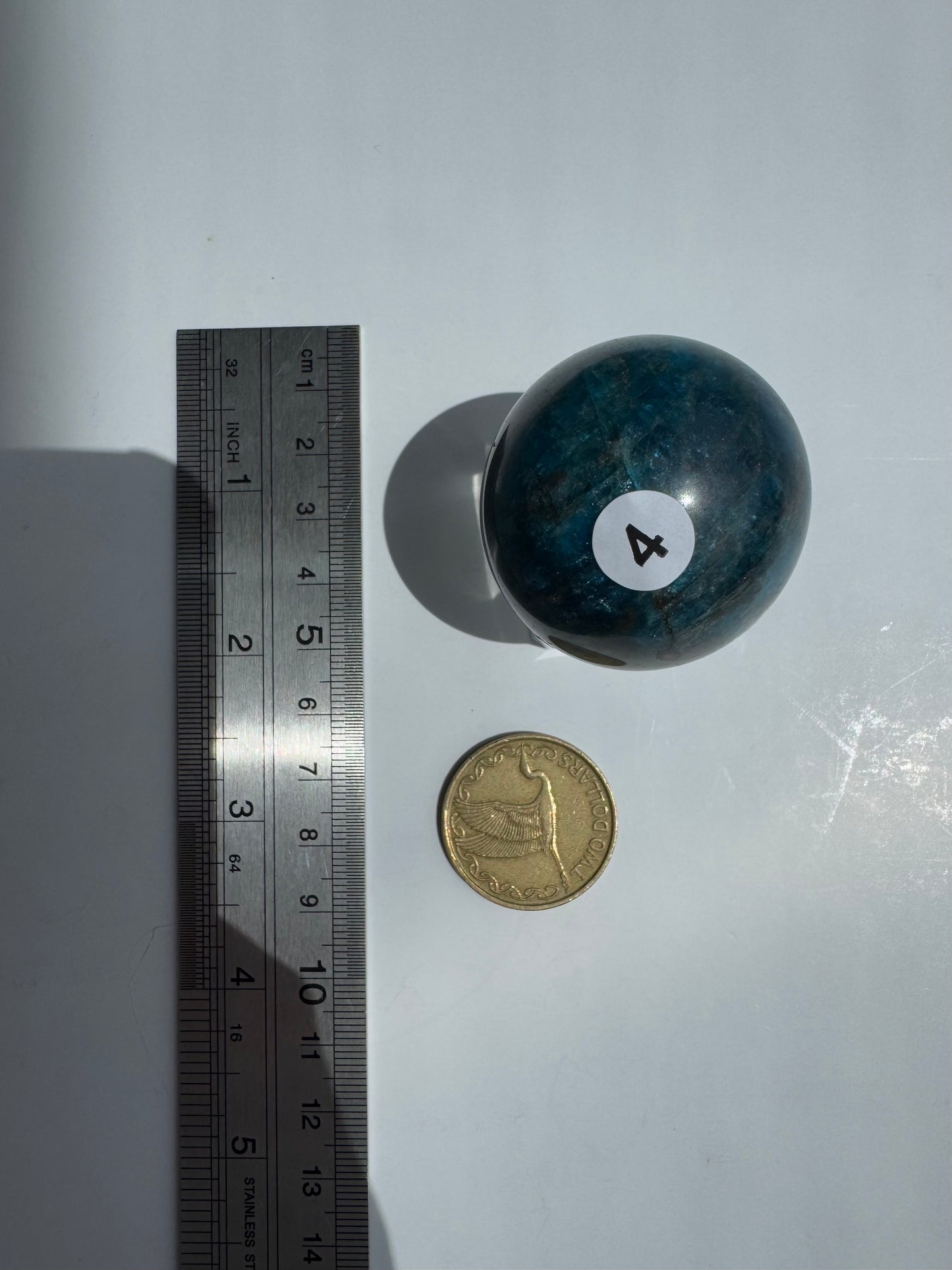 Blue Apatite Sphere #4 93g