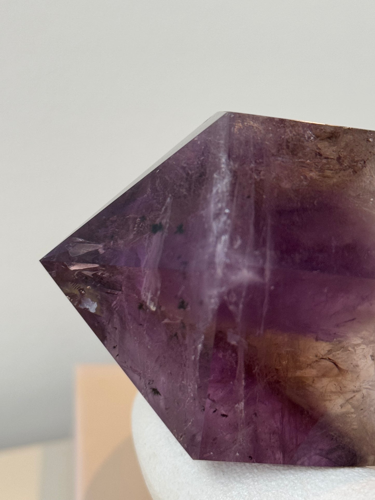 HG Hollandite Amethyst point #1 340g