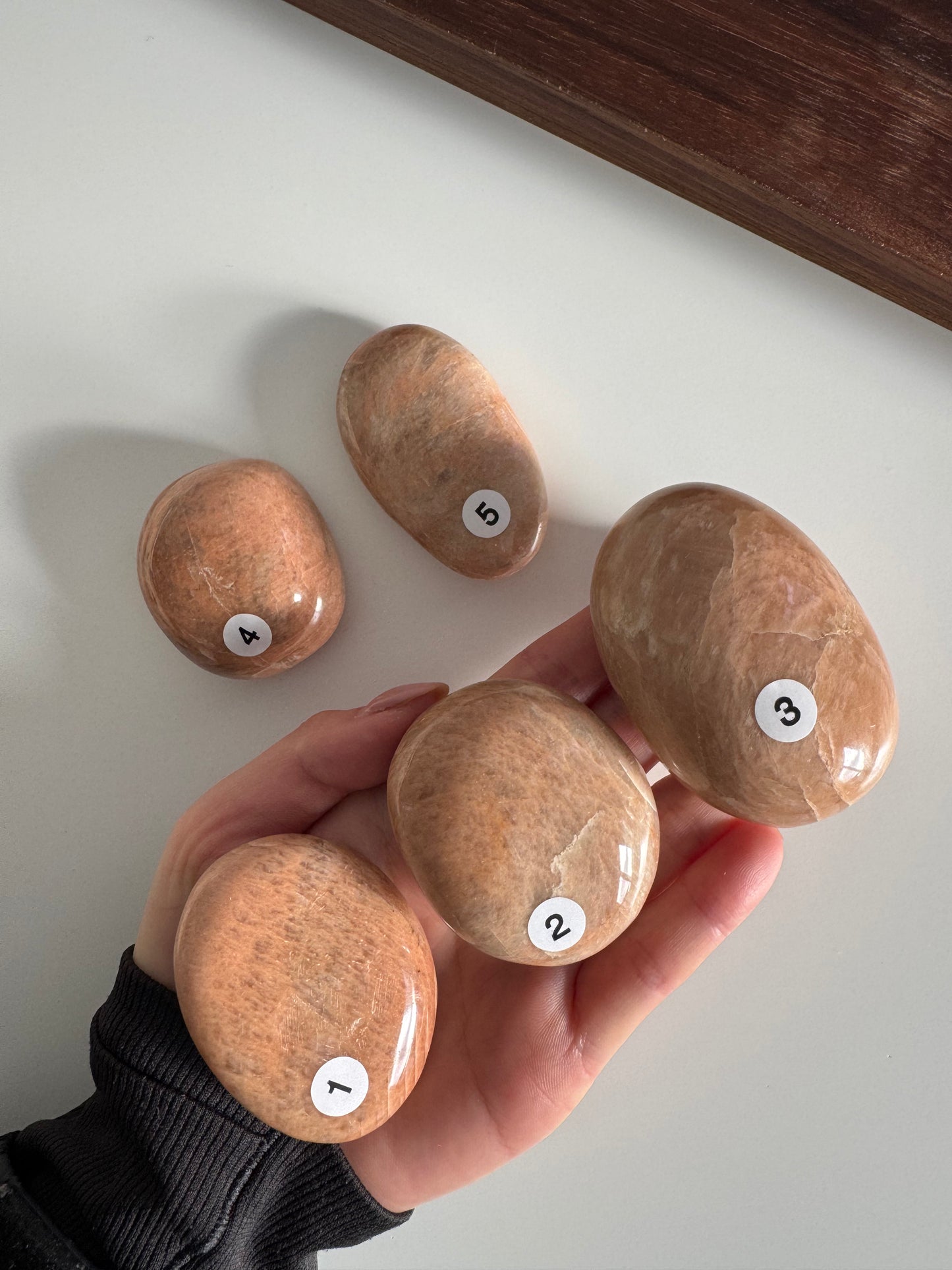 Peach Moonstone Palmstone