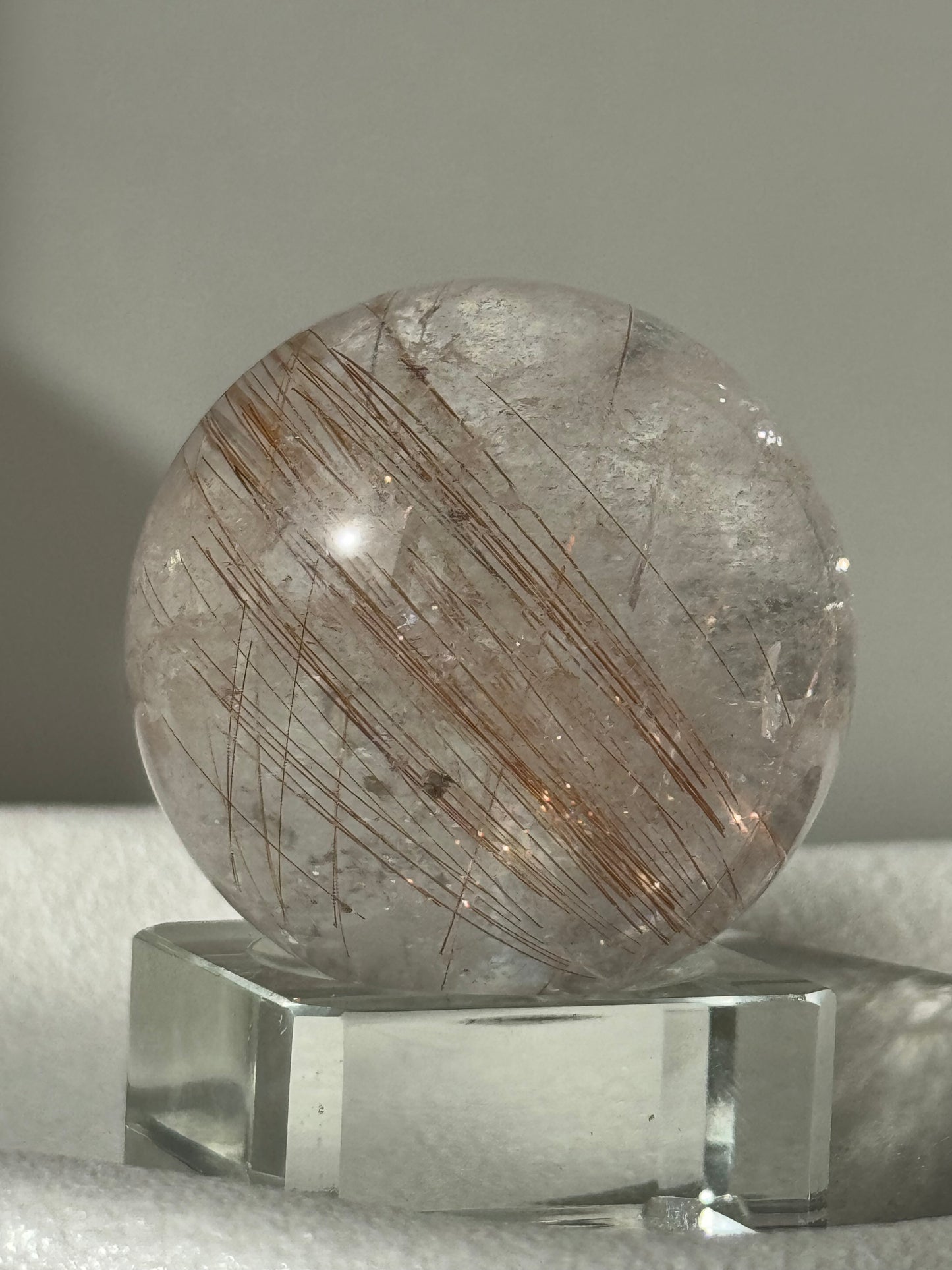 HG Copper Rutile Quartz Sphere #1 44mm