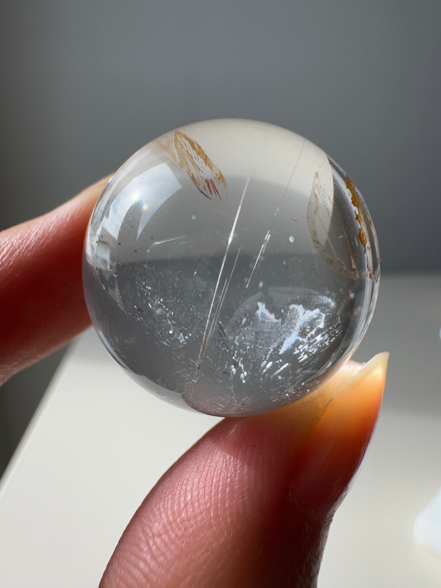 Rutilated Quartz Sphere 25mm