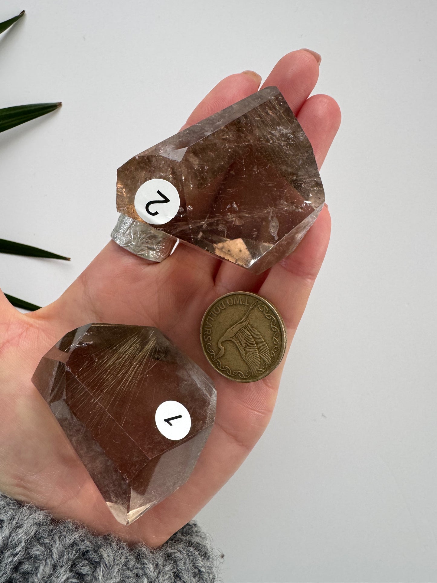 High Grade Golden Rutile in Smoky Quartz #1