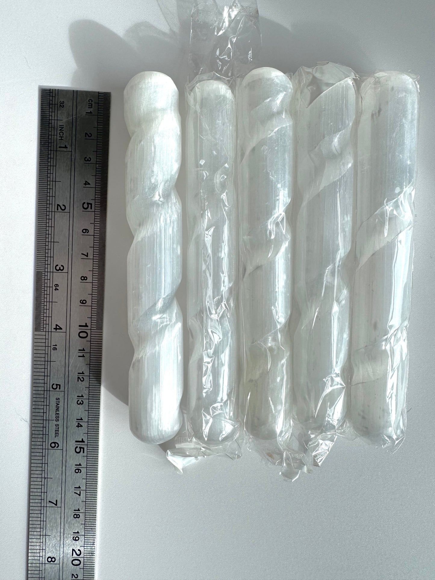 Selenite twisted stick (15mm)