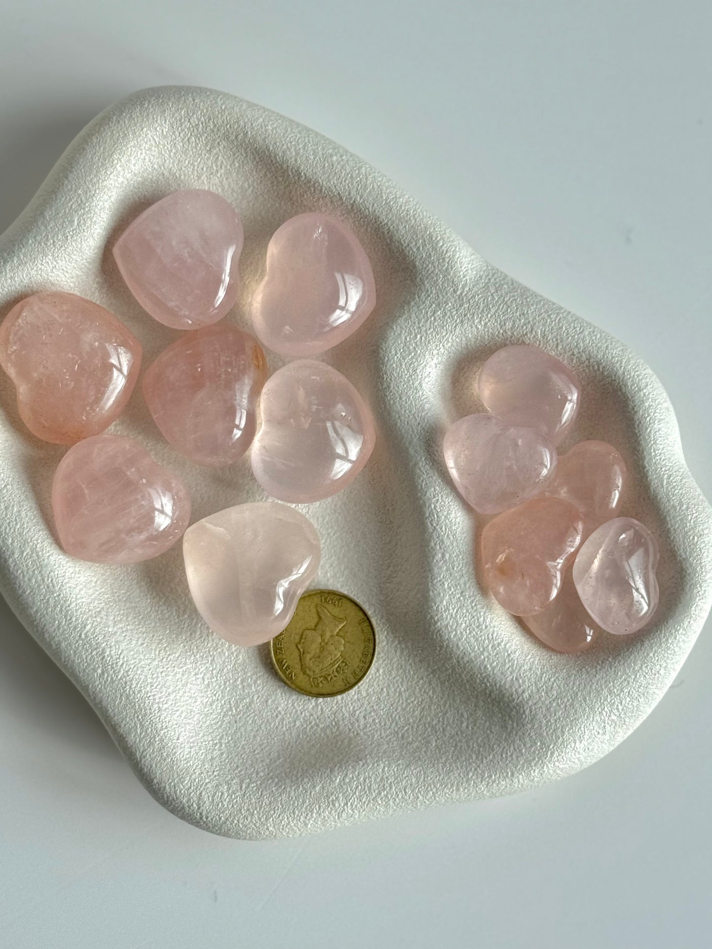 Asterism (star) Rose Quartz Hearts