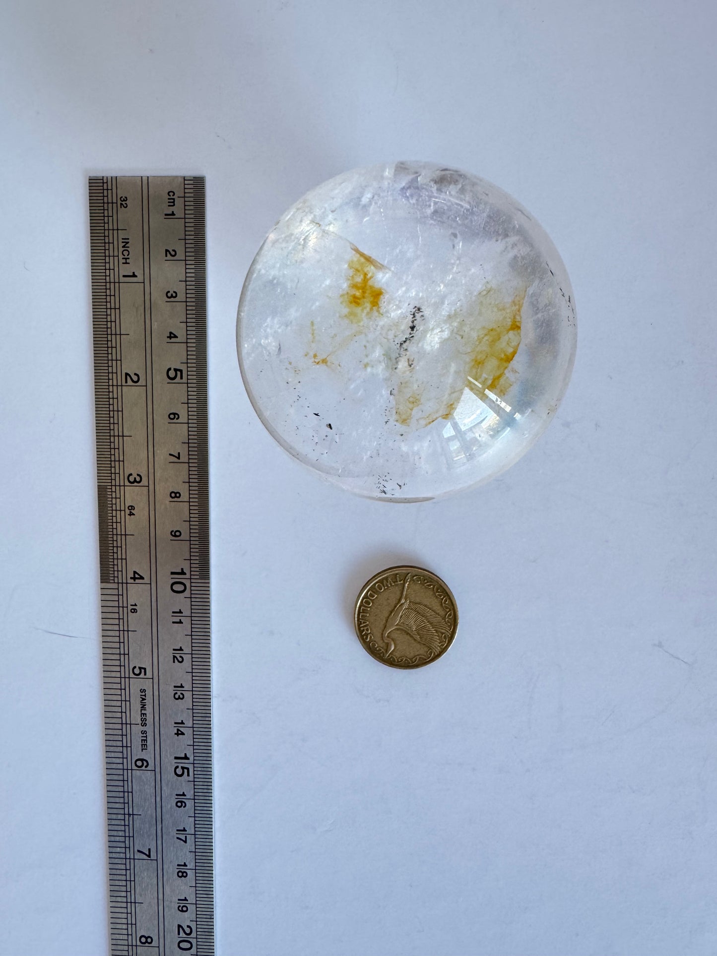Clear Quartz Sphere (rainbow) 58mm