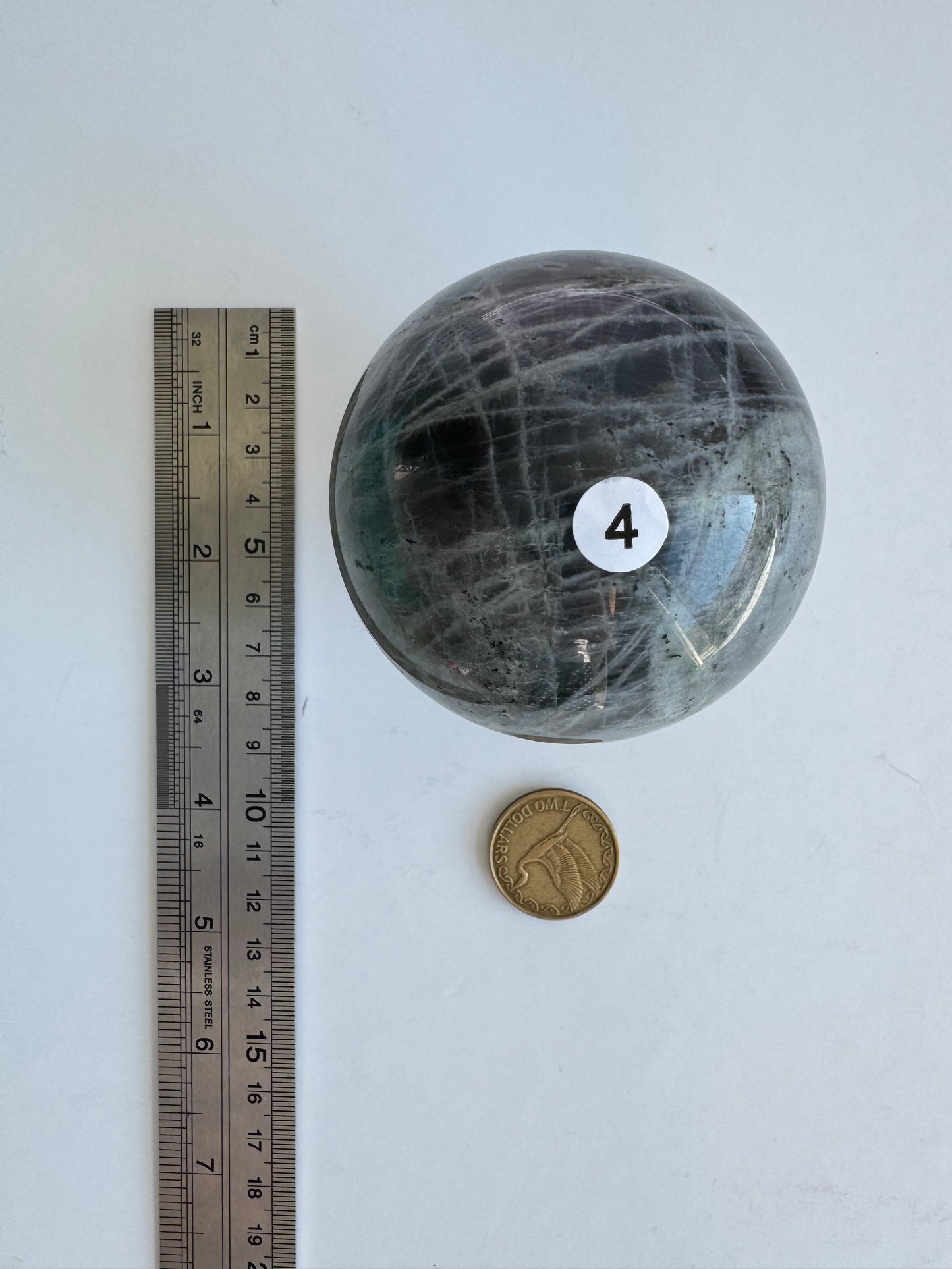 Pink Labradorite Sphere 68mm #4
