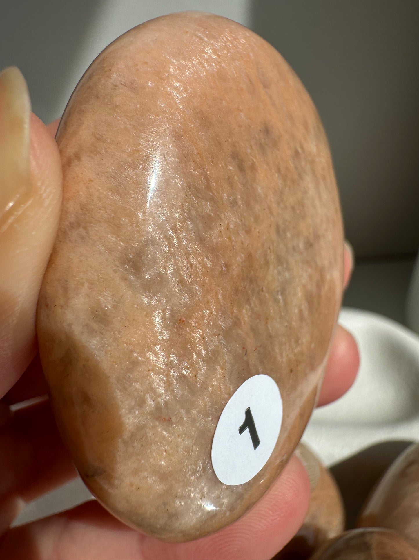 Peach Moonstone Palmstone