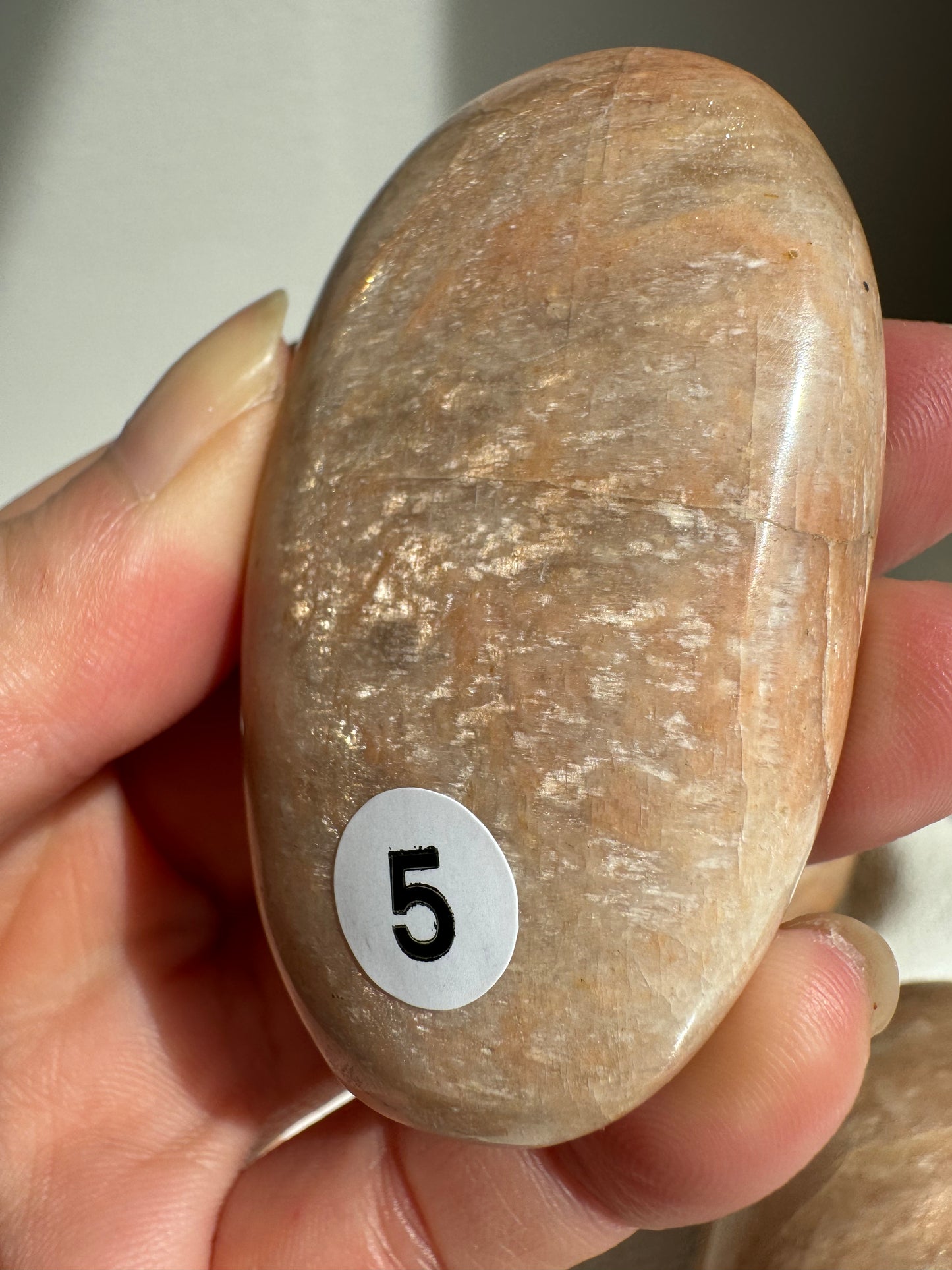 Peach Moonstone Palmstone