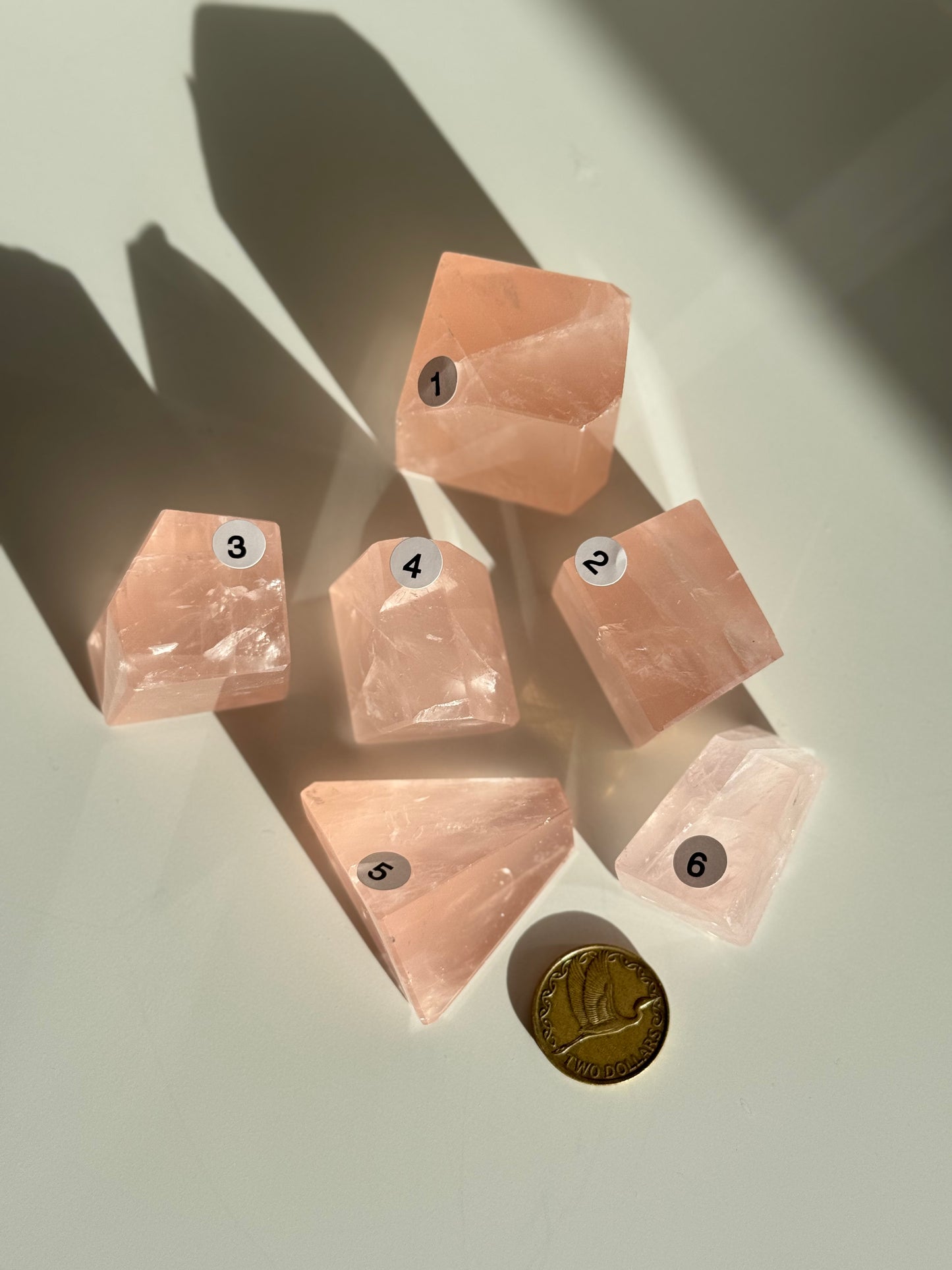 Rose Quartz Freeform (Grapefruit pink)