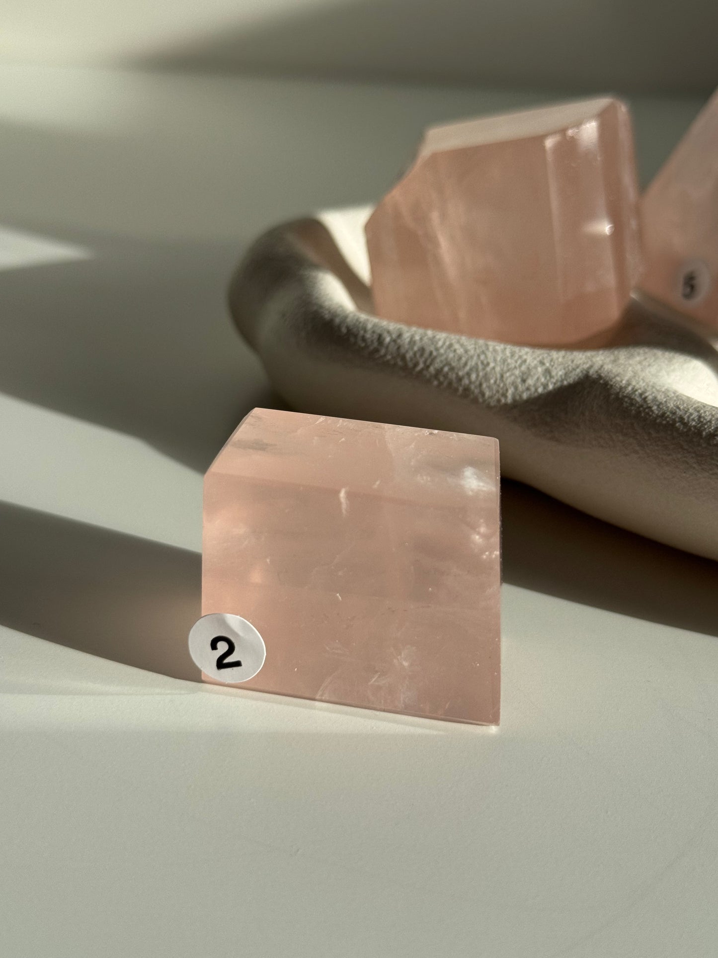 Rose Quartz Freeform (Grapefruit pink)