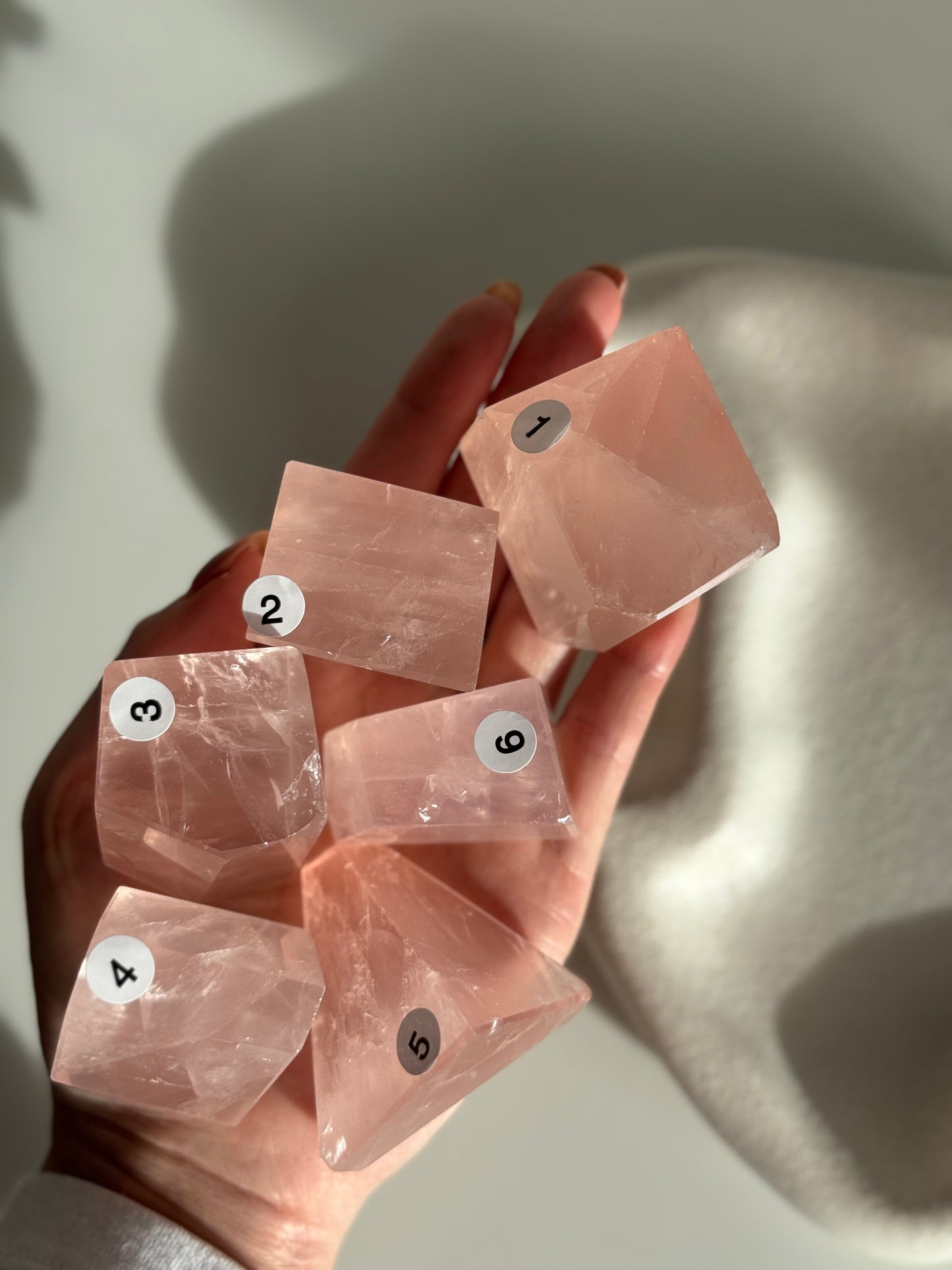 Rose Quartz Freeform (Grapefruit pink)