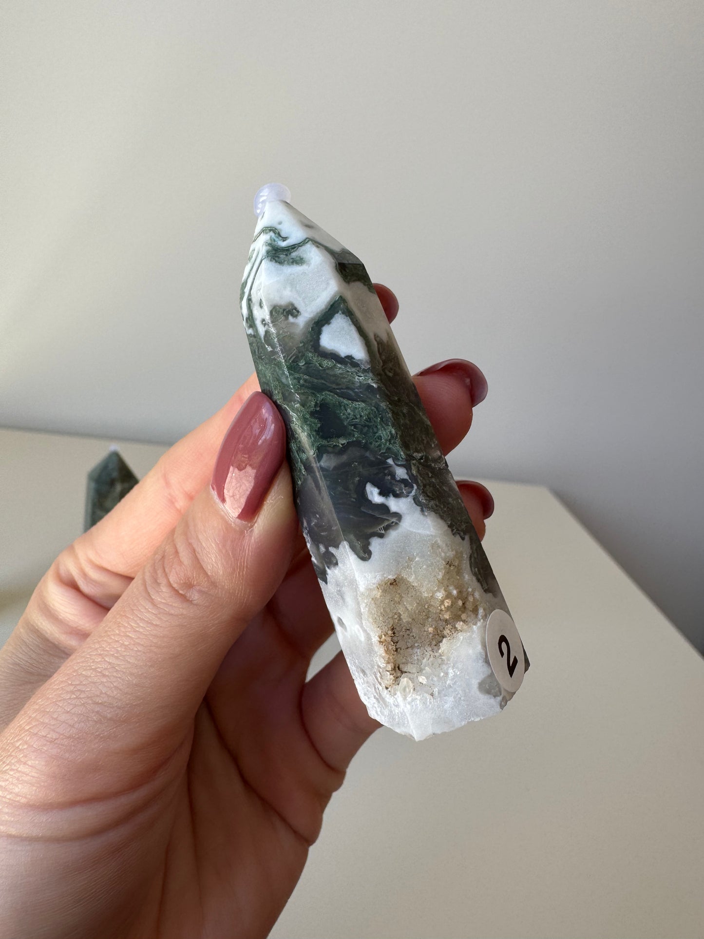 Small Moss Agate Points