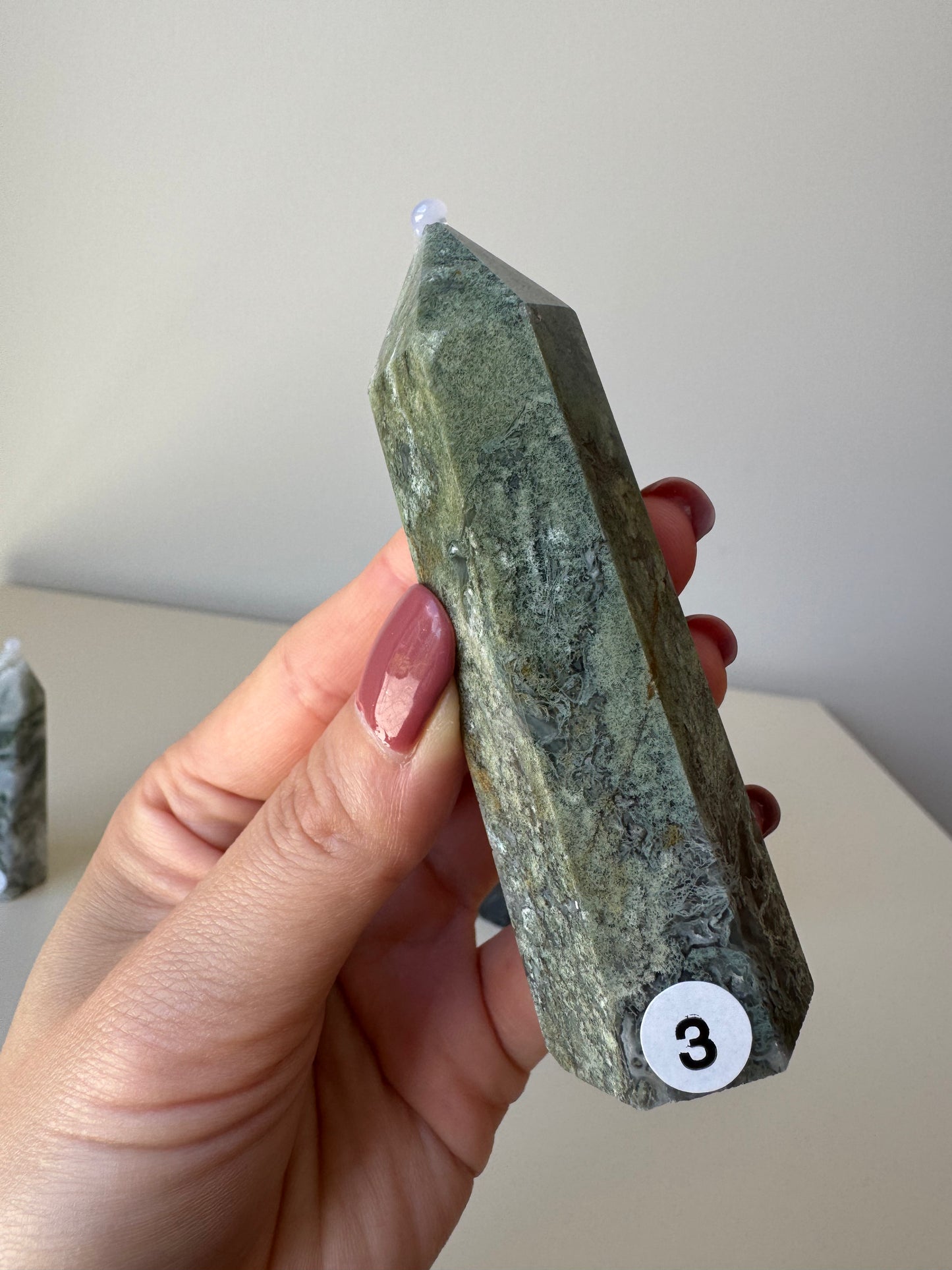 Small Moss Agate Points