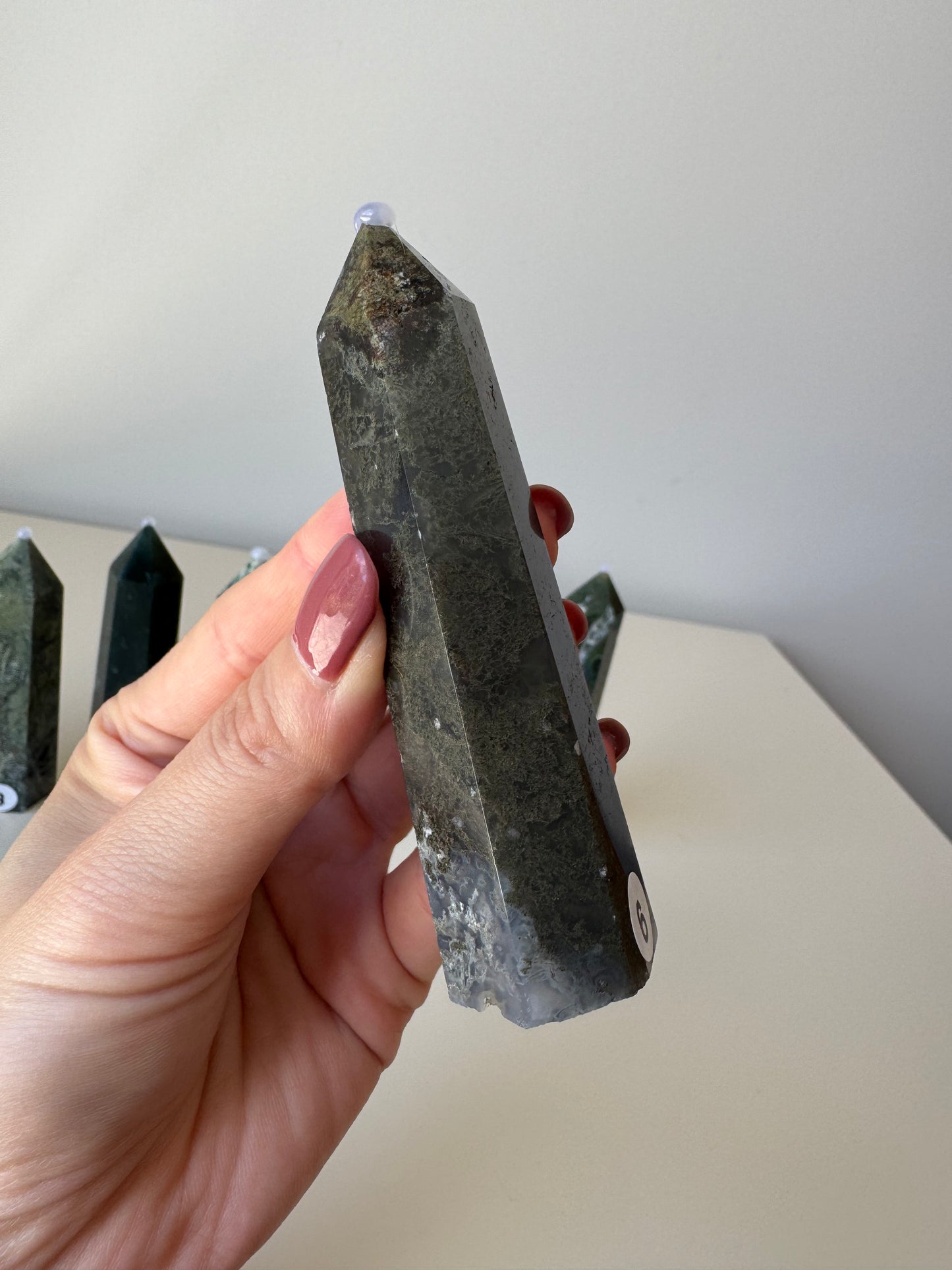 Small Moss Agate Points