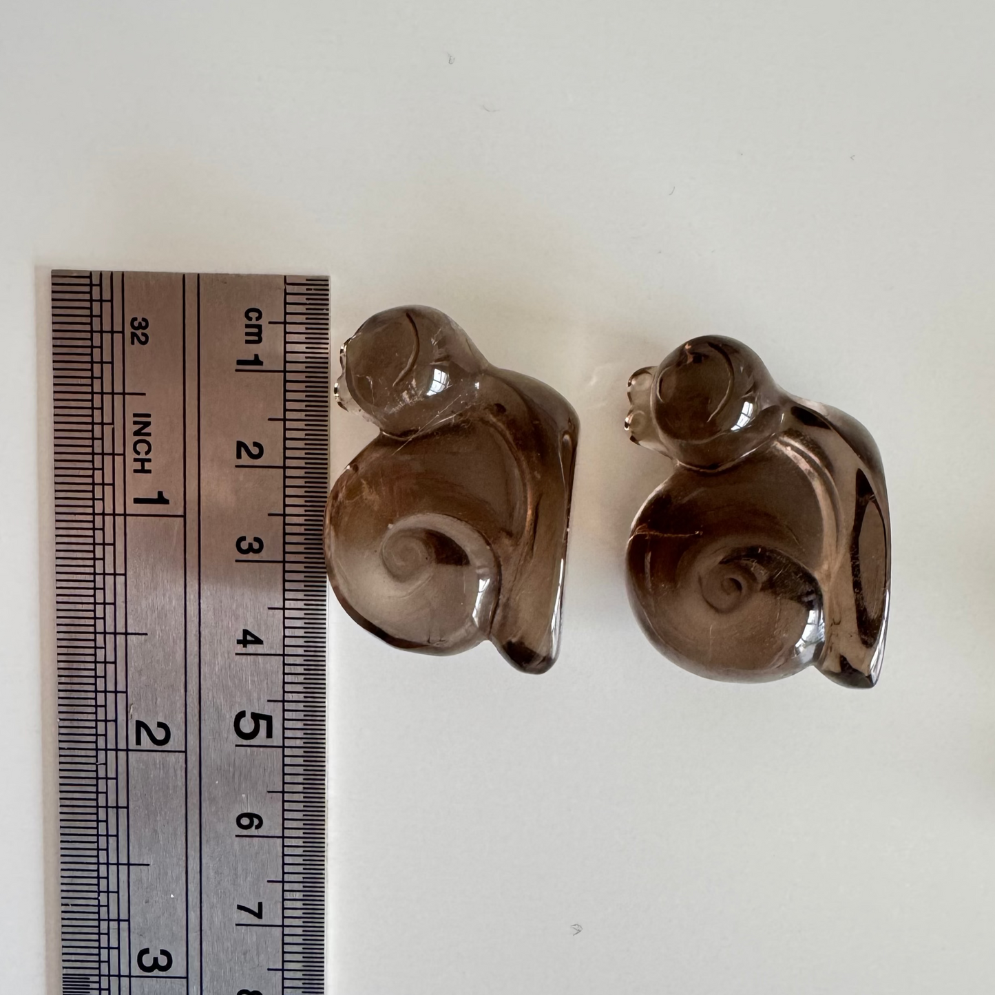 Smokey Quartz Snail