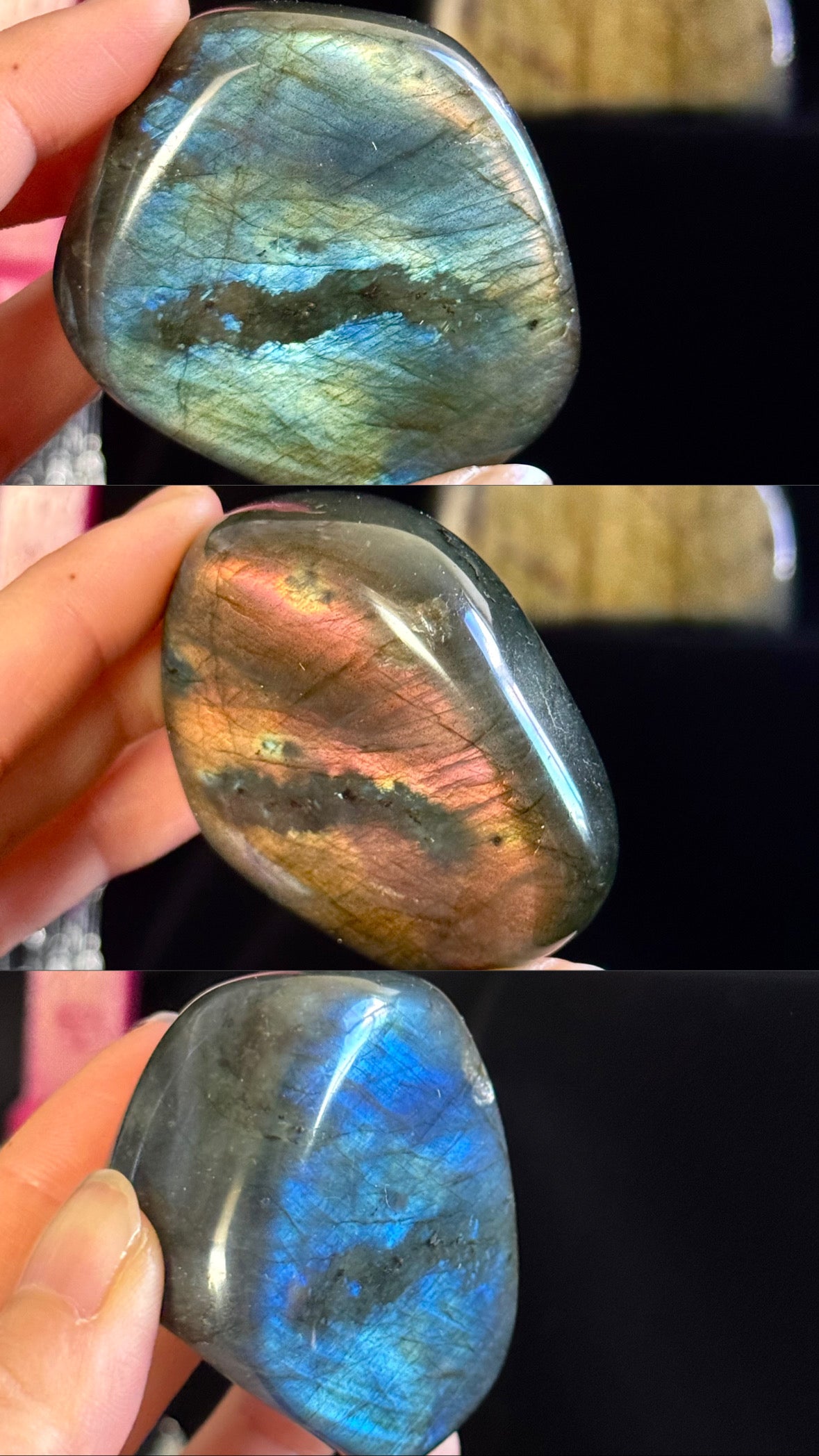 Labradorite Freeform (three tone flash) #11