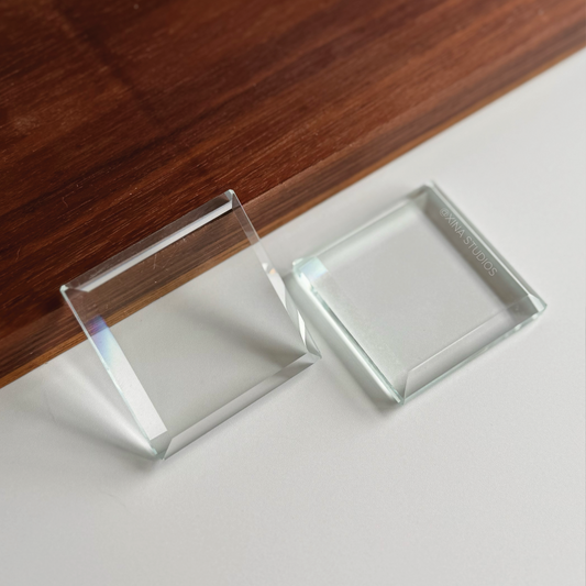 (Glass) Crystal Display Square Plate