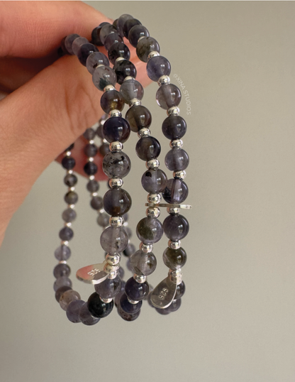 Lolite Bracelet 4mm