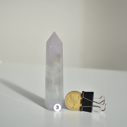 Lavender Fluorite Point #3