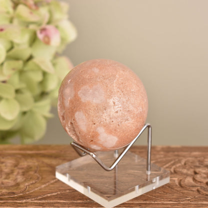 Pink Amethyst Druzy Sphere 54mm
