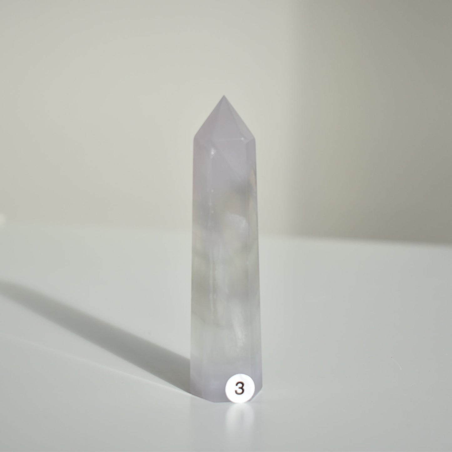 Lavender Fluorite Point #3