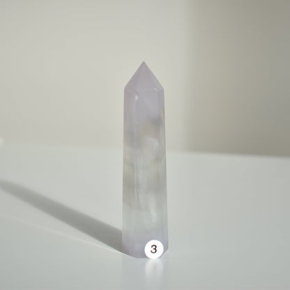 Lavender Fluorite Point #3